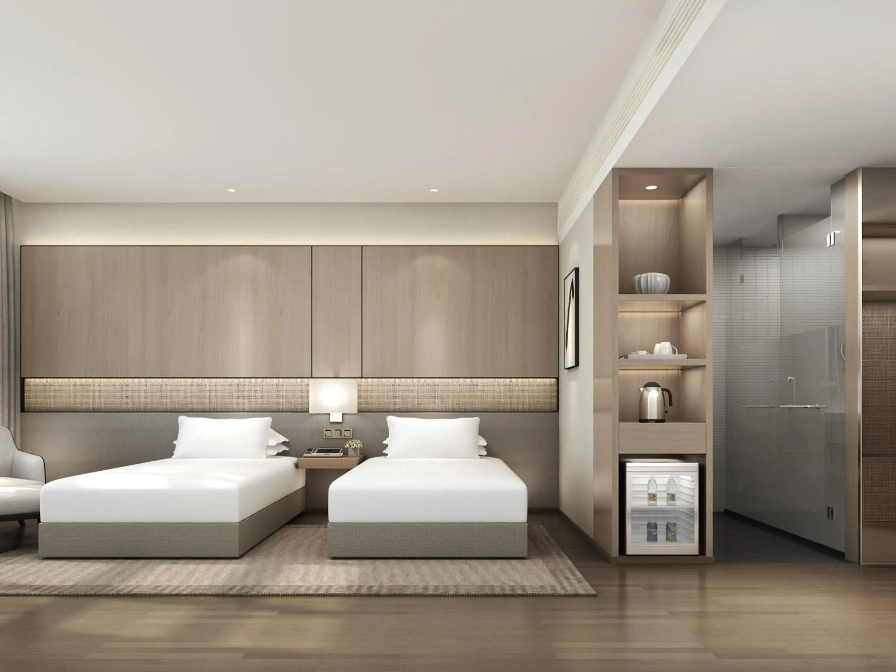 Standard Twin Room in Novotel Shanghai Qingpu Excellence Standard Twin Room in Novotel Shanghai Qingpu Excellence