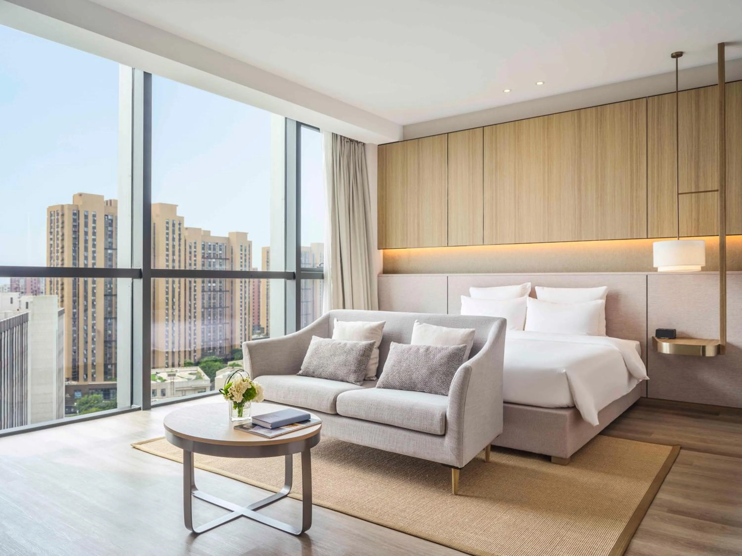 City view, Bed in Novotel Shanghai Qingpu Excellence