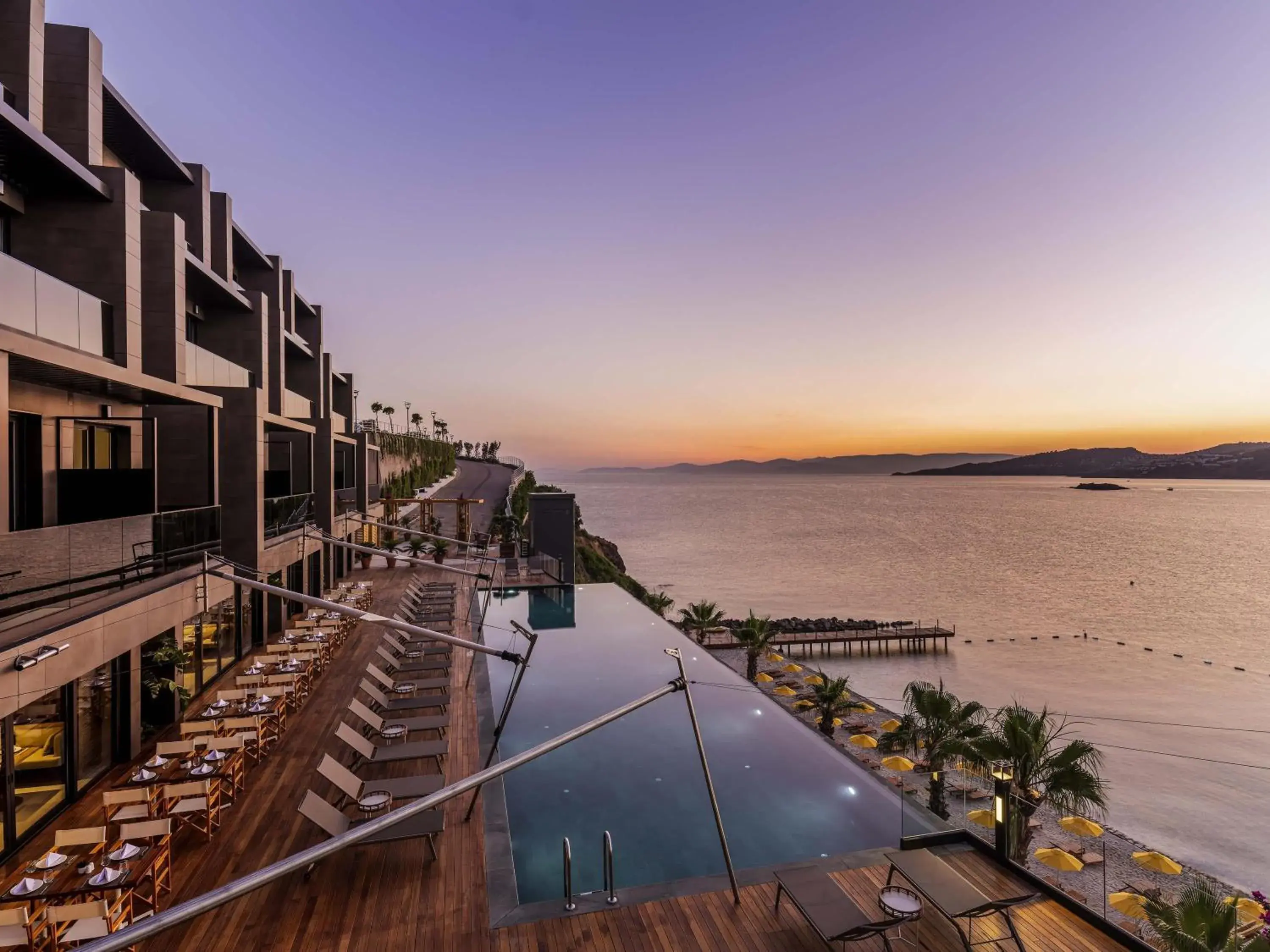Pool view in The Bodrum Hotel Yalıkavak - MGallery Collection Pool view in The Bodrum Hotel Yalıkavak - MGallery Collection