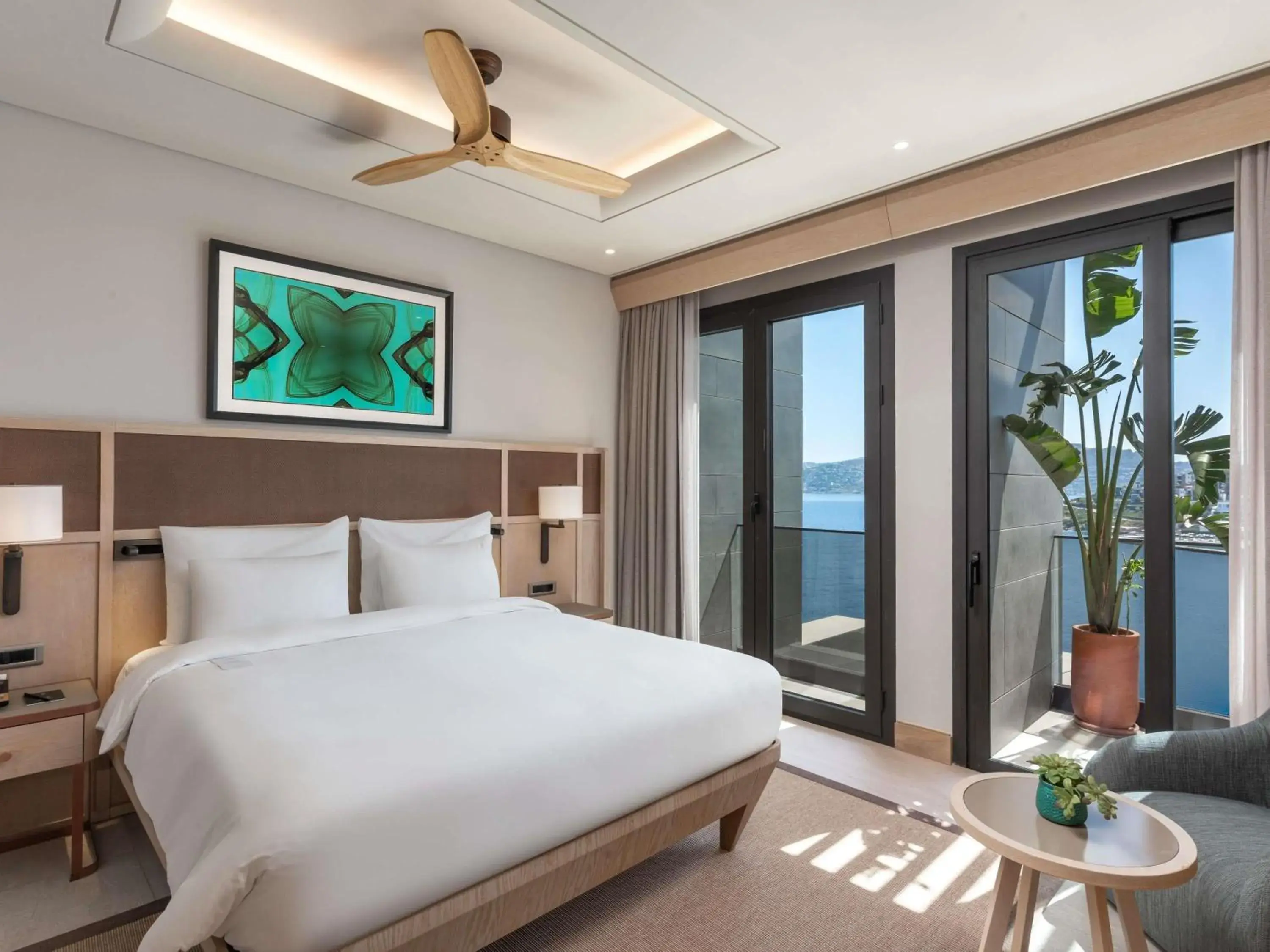 Bedroom, Bed in The Bodrum Hotel Yalıkavak - MGallery Collection Bedroom, Bed in The Bodrum Hotel Yalıkavak - MGallery Collection