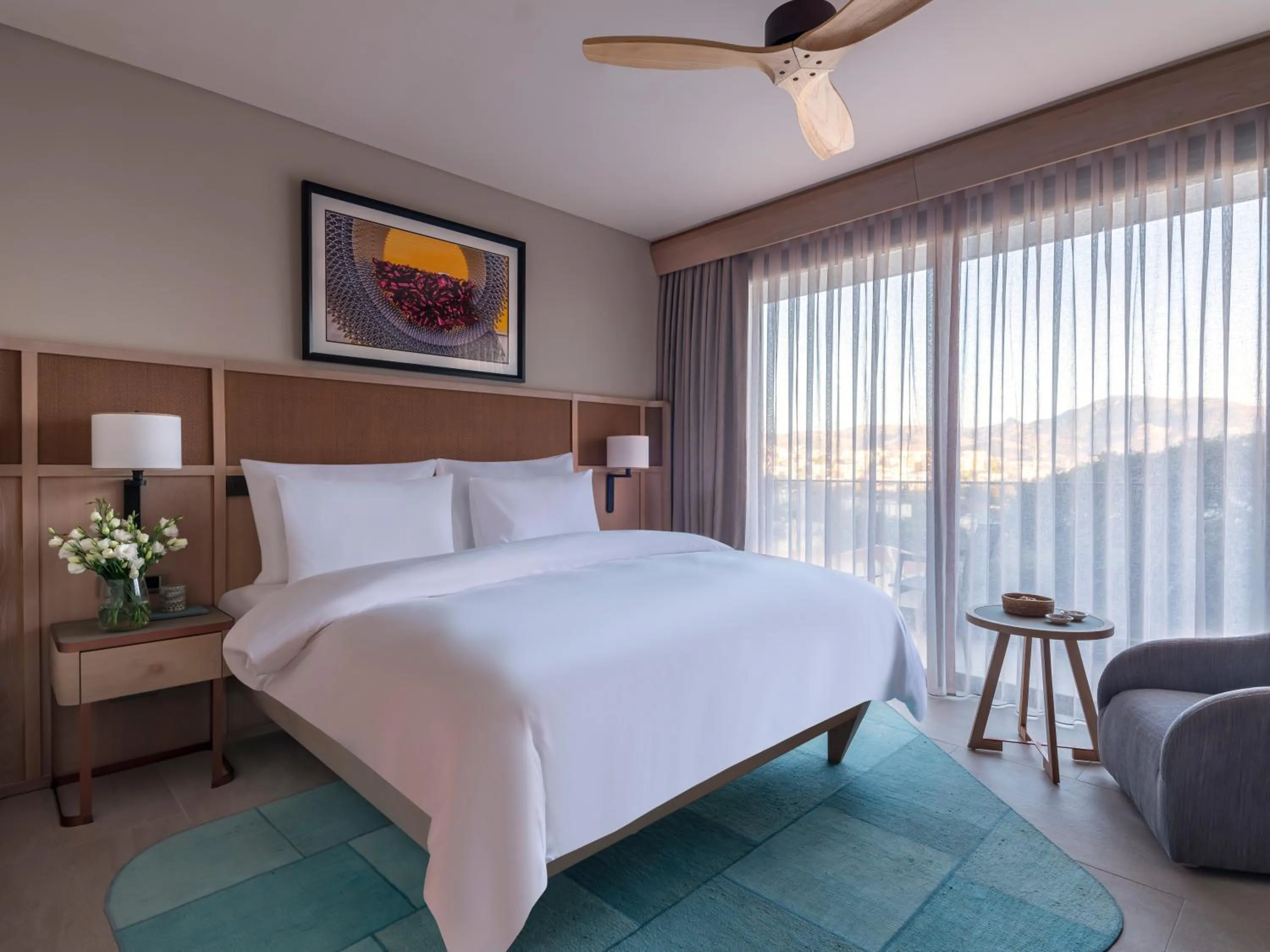 Bedroom, Bed in The Bodrum Hotel Yalıkavak - MGallery Collection