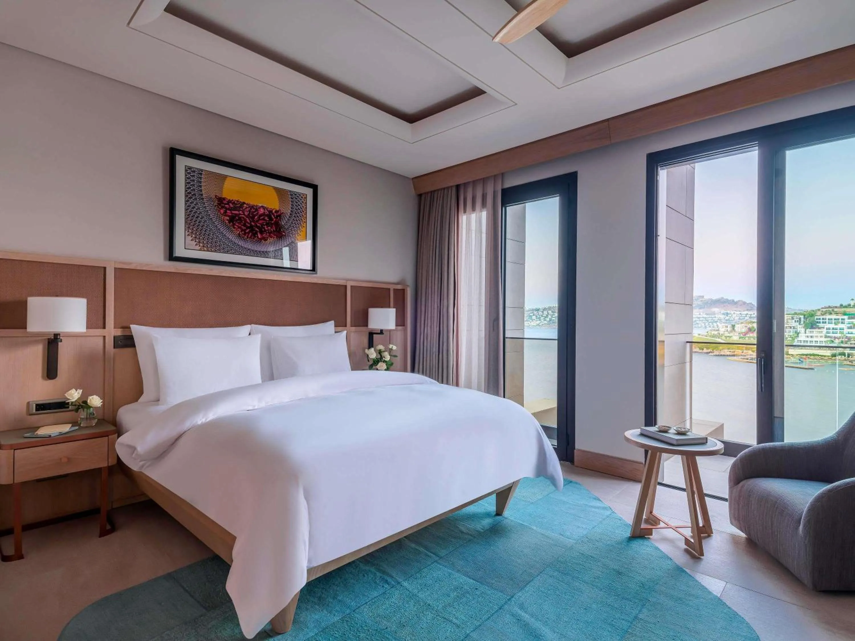 Bedroom, Bed in The Bodrum Hotel Yalıkavak - MGallery Collection