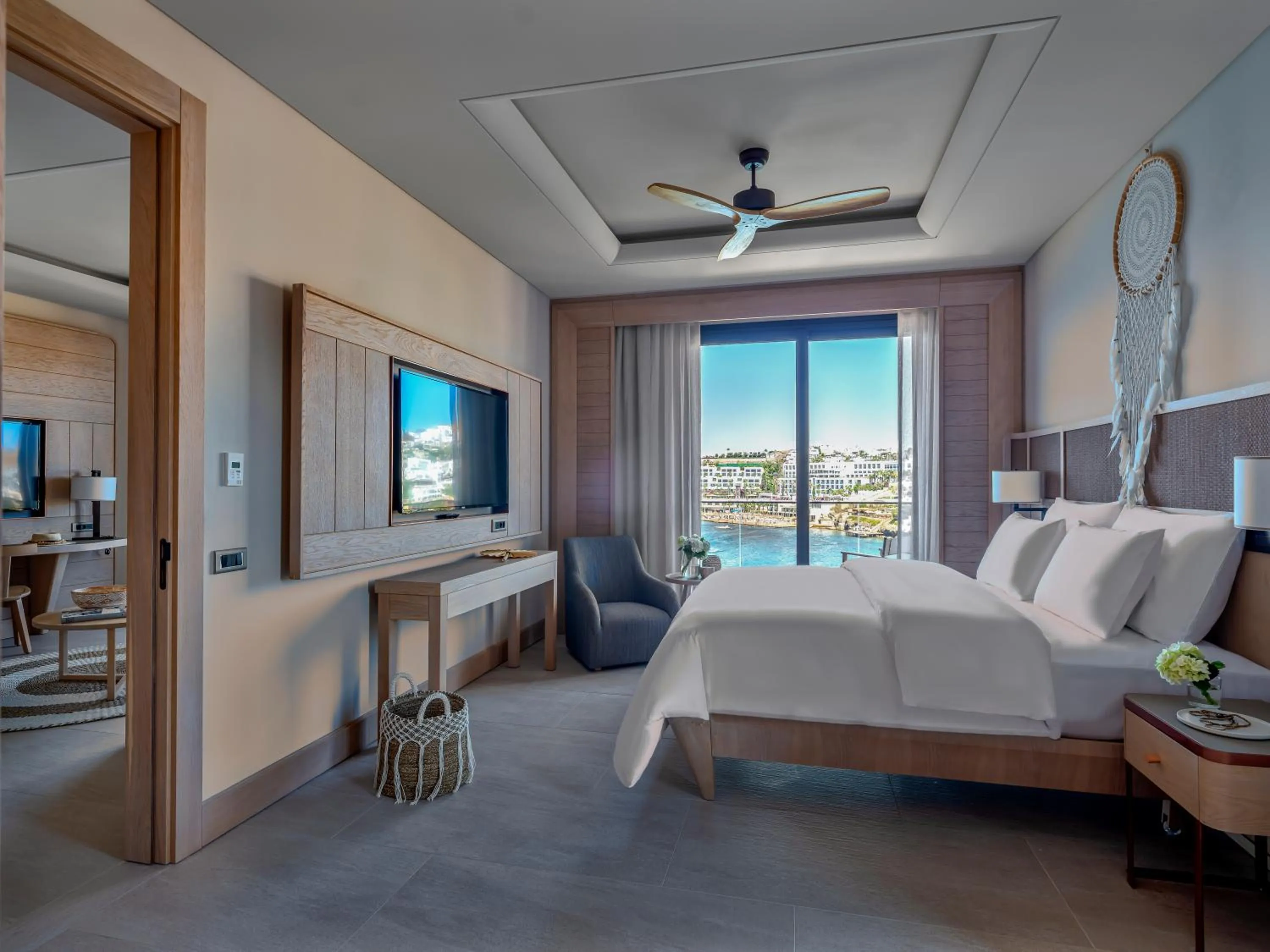 Bedroom, Bed in The Bodrum Hotel Yalıkavak - MGallery Collection