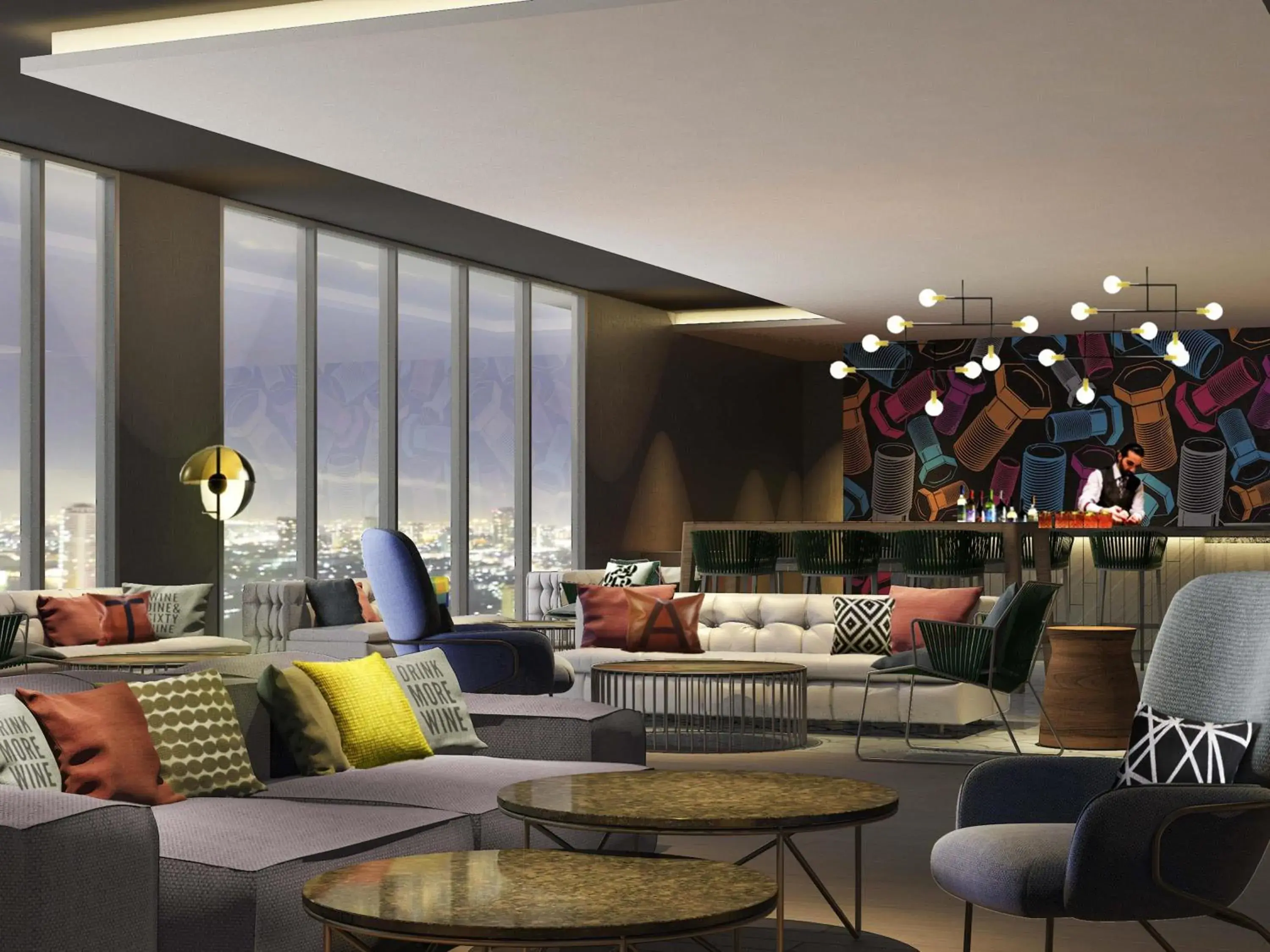 Lounge or bar in Mercure Kuala Lumpur Glenmarie Lounge or bar in Mercure Kuala Lumpur Glenmarie