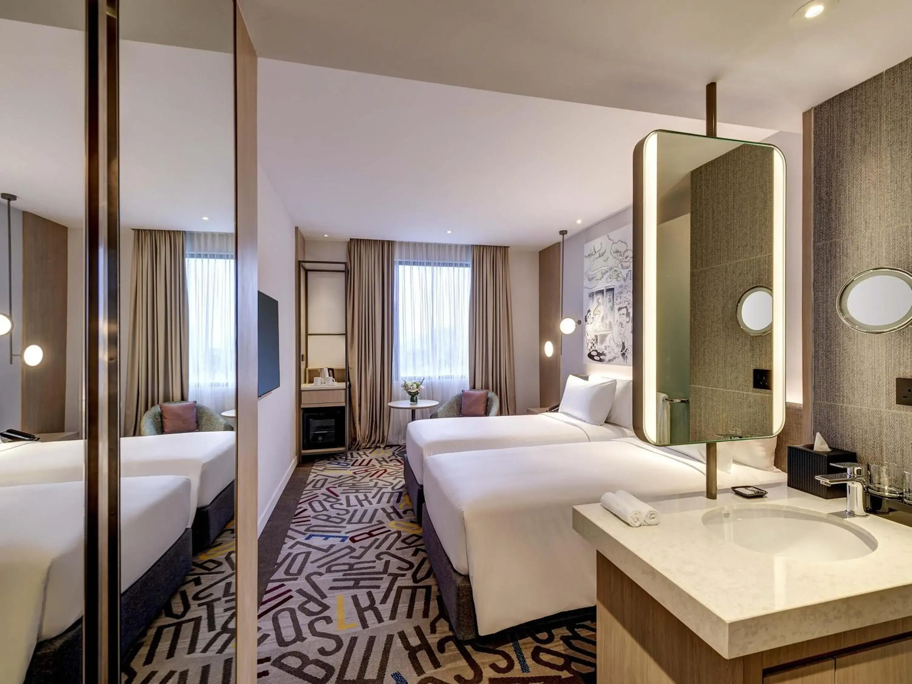 Deluxe Twin Room in Mercure Kuala Lumpur Glenmarie Deluxe Twin Room in Mercure Kuala Lumpur Glenmarie