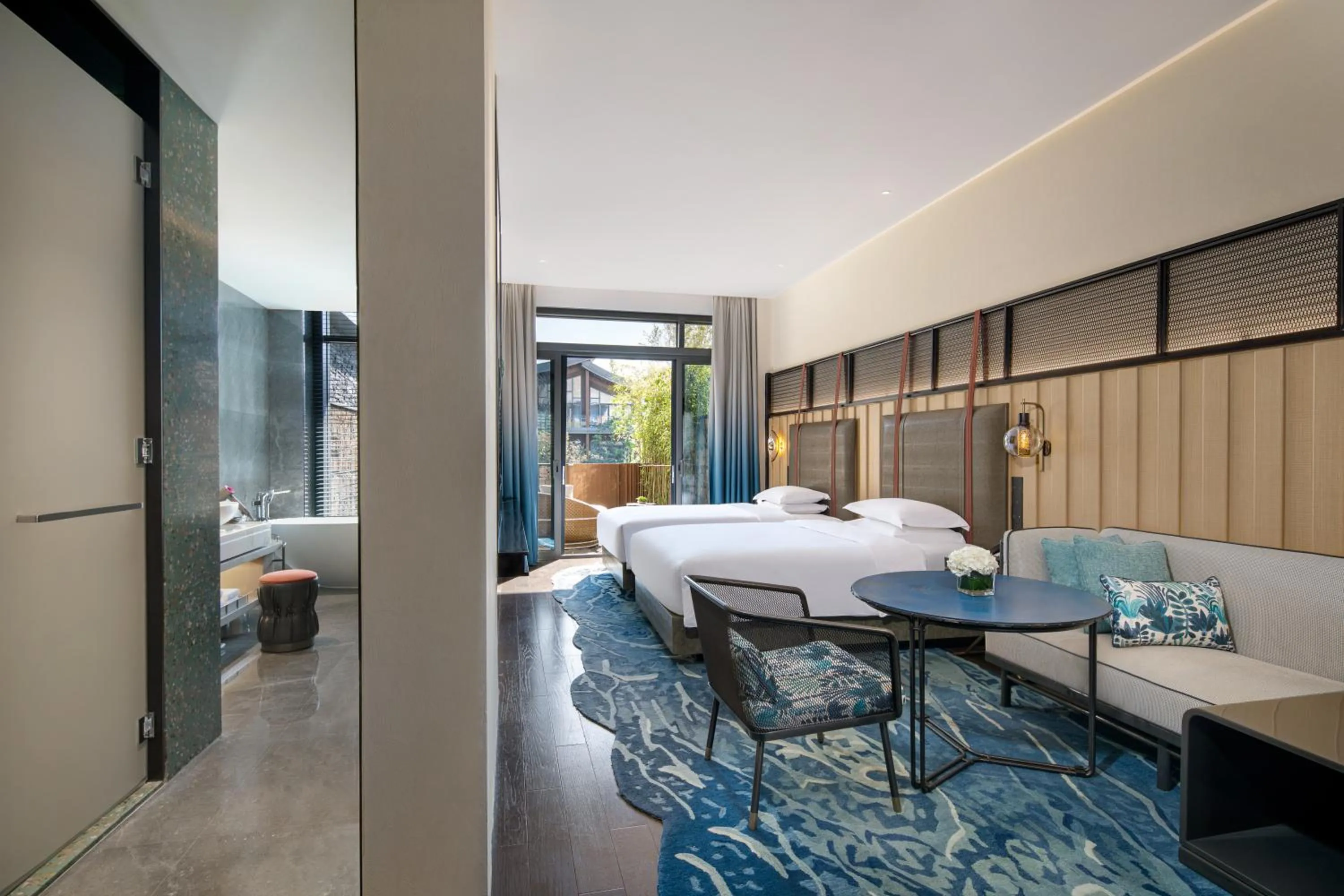 Bedroom in Hotel Indigo Nanjing Garden Expo, an IHG Hotel