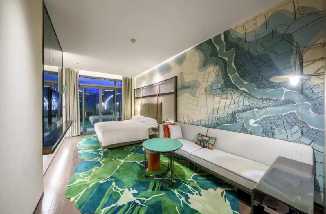 Bedroom in Hotel Indigo Nanjing Garden Expo, an IHG Hotel