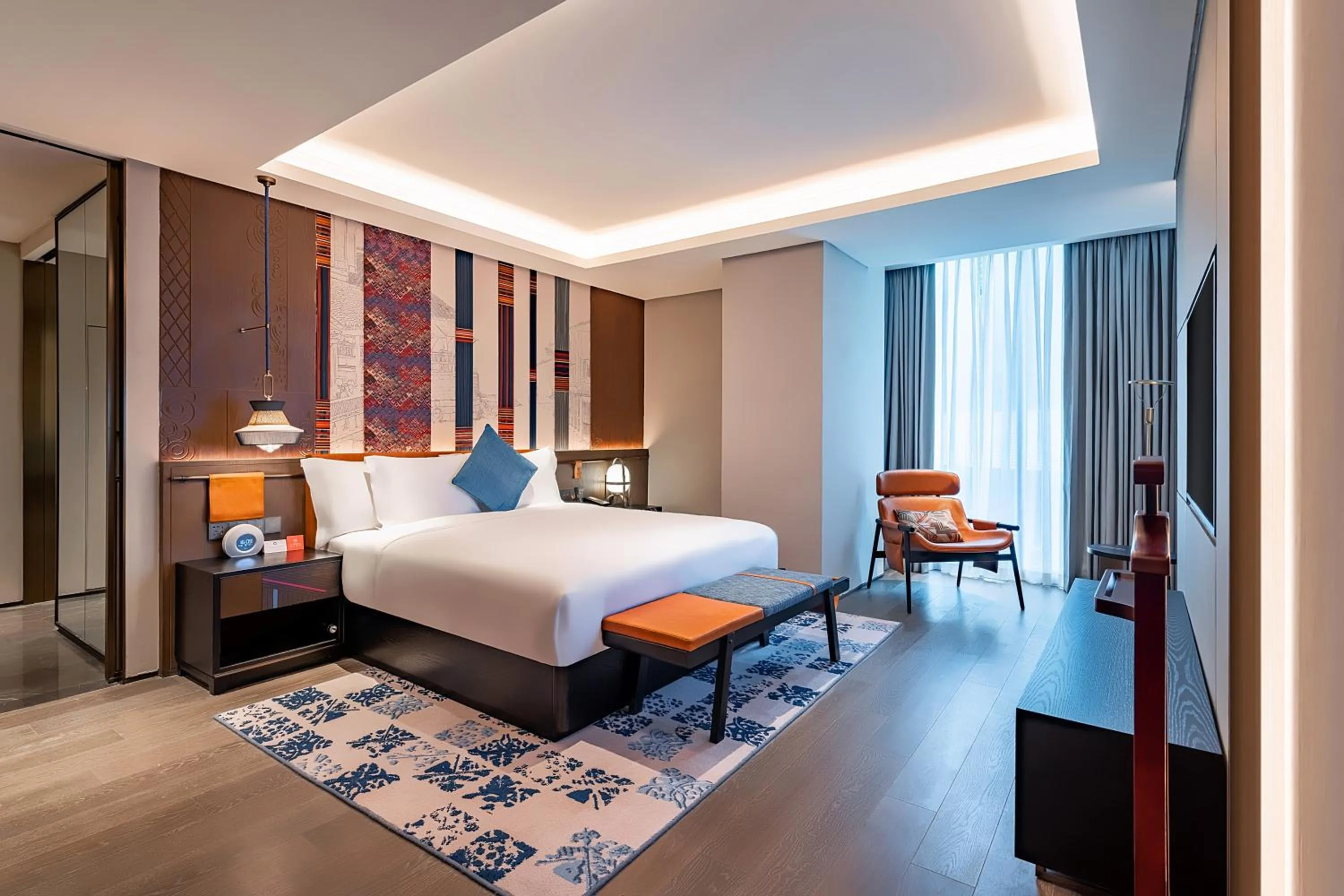 Bed in Hotel Indigo Jiuzhai by IHG