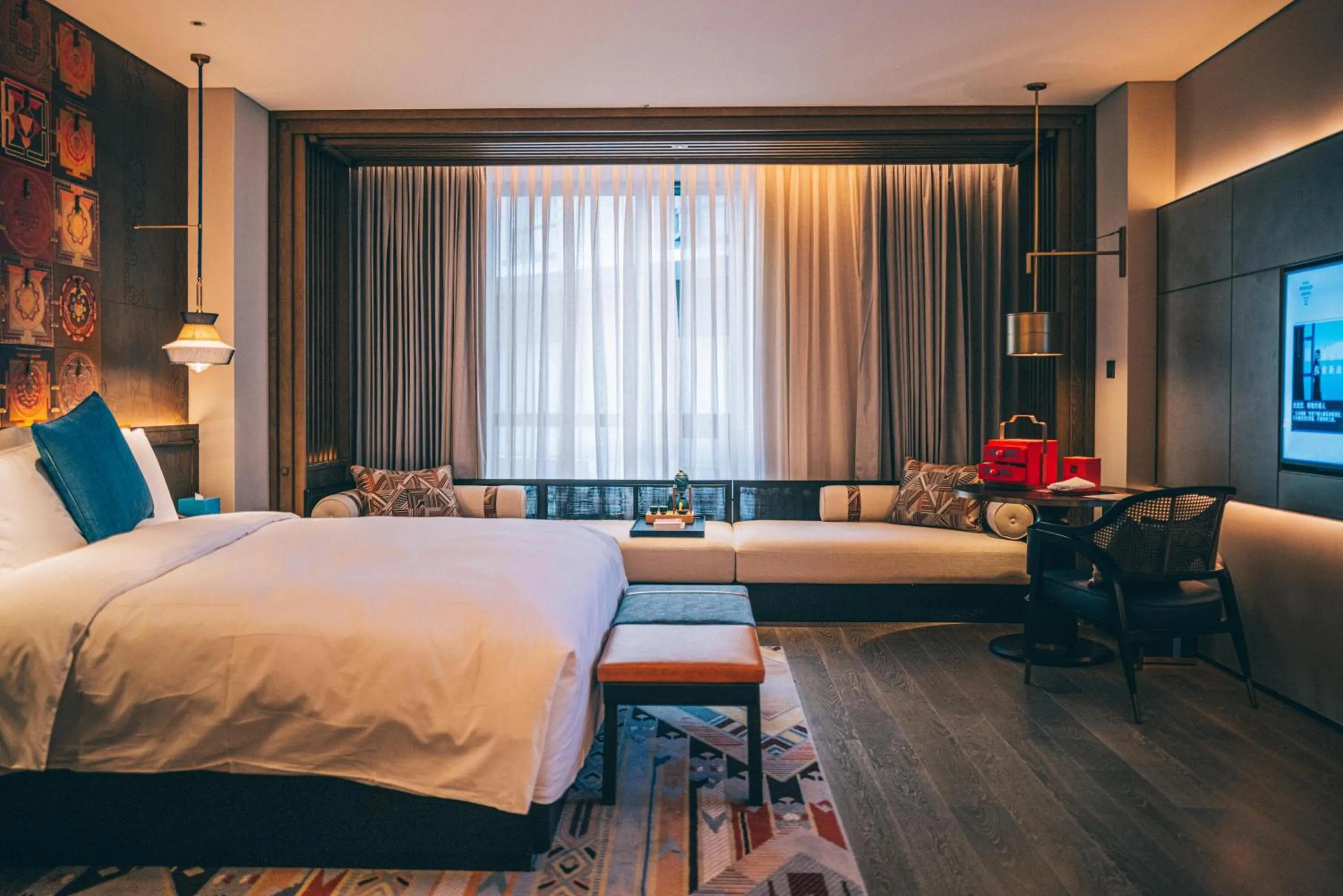 Bed in Hotel Indigo Jiuzhai by IHG