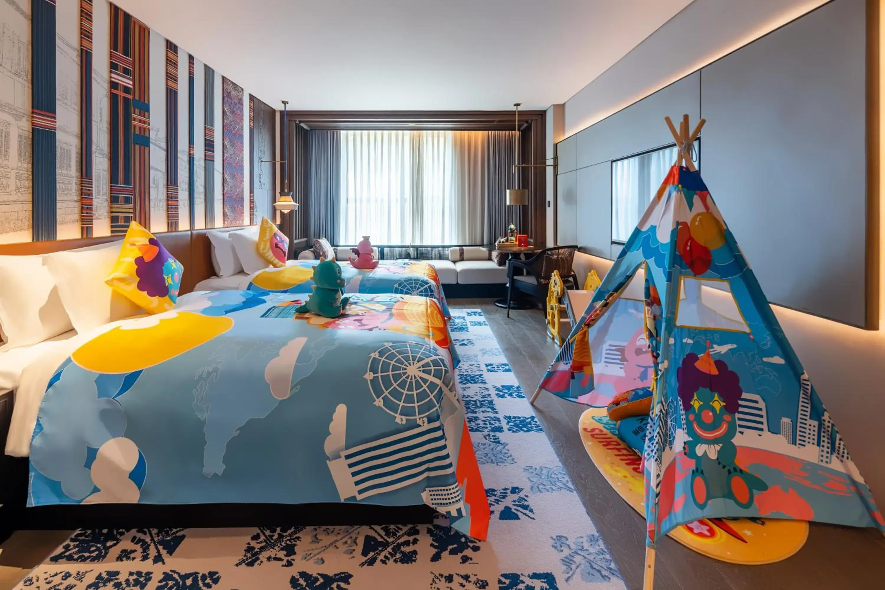 Bed in Hotel Indigo Jiuzhai by IHG Bed in Hotel Indigo Jiuzhai by IHG