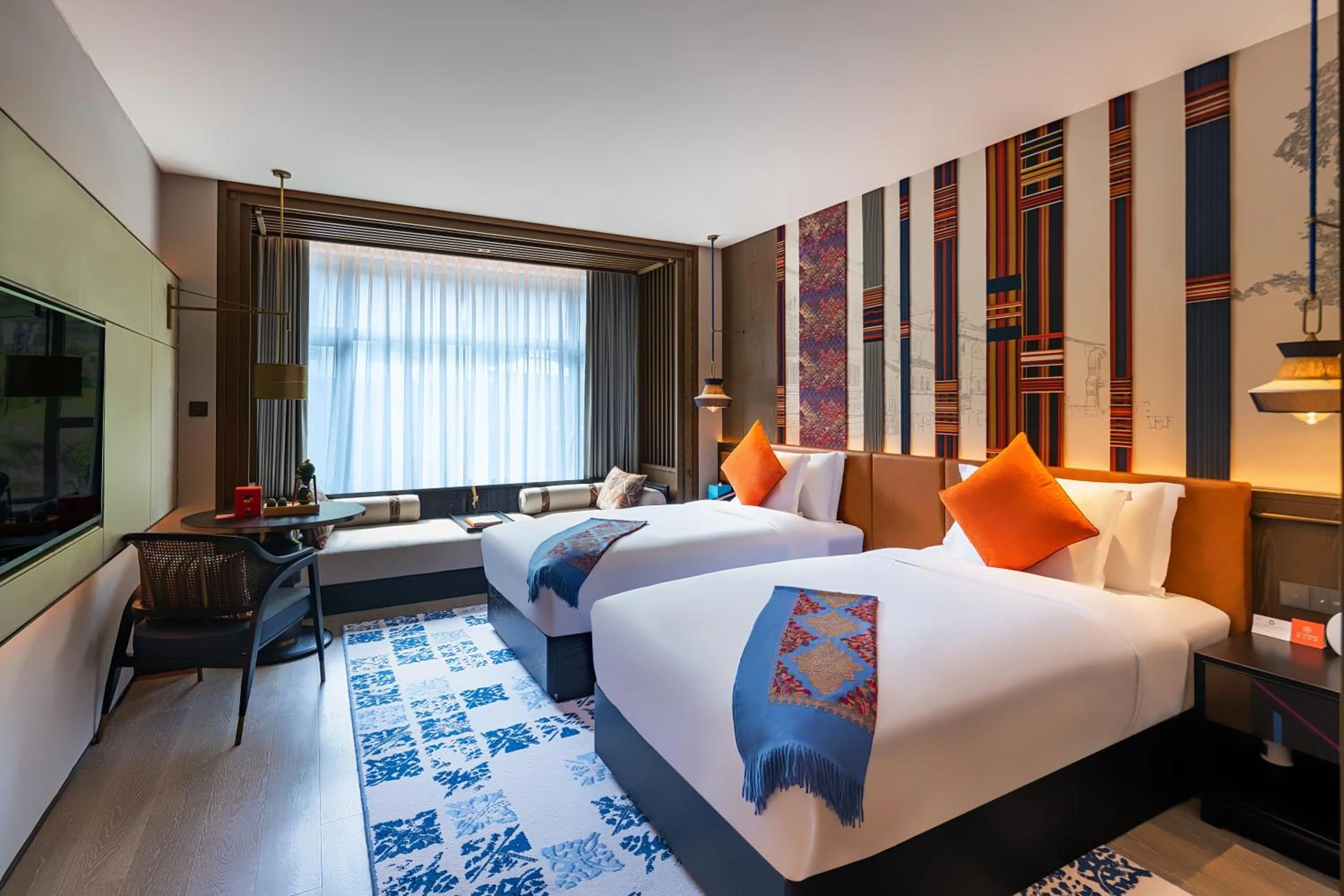 Bed in Hotel Indigo Jiuzhai by IHG