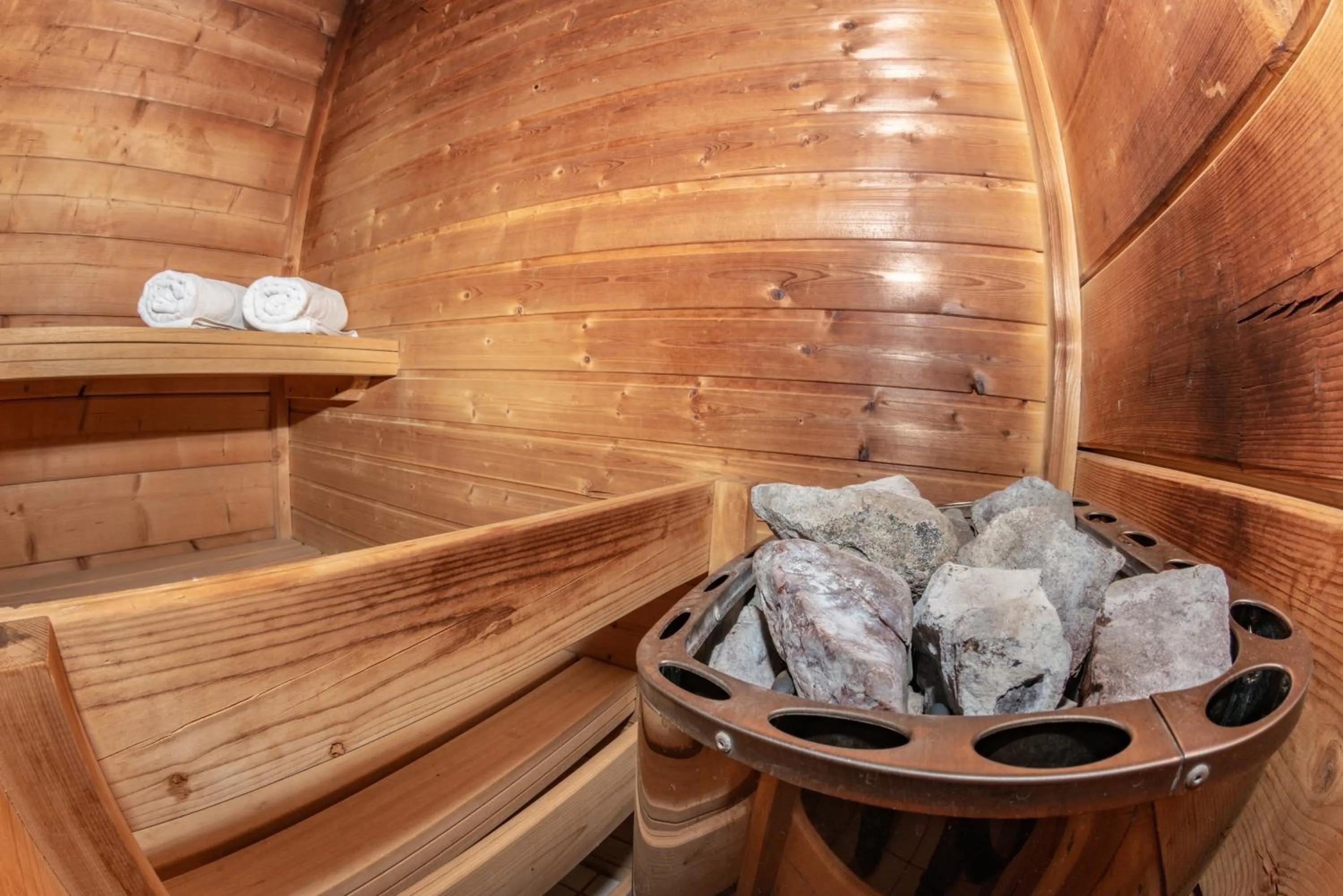 Sauna in Petneházy Aparthotel