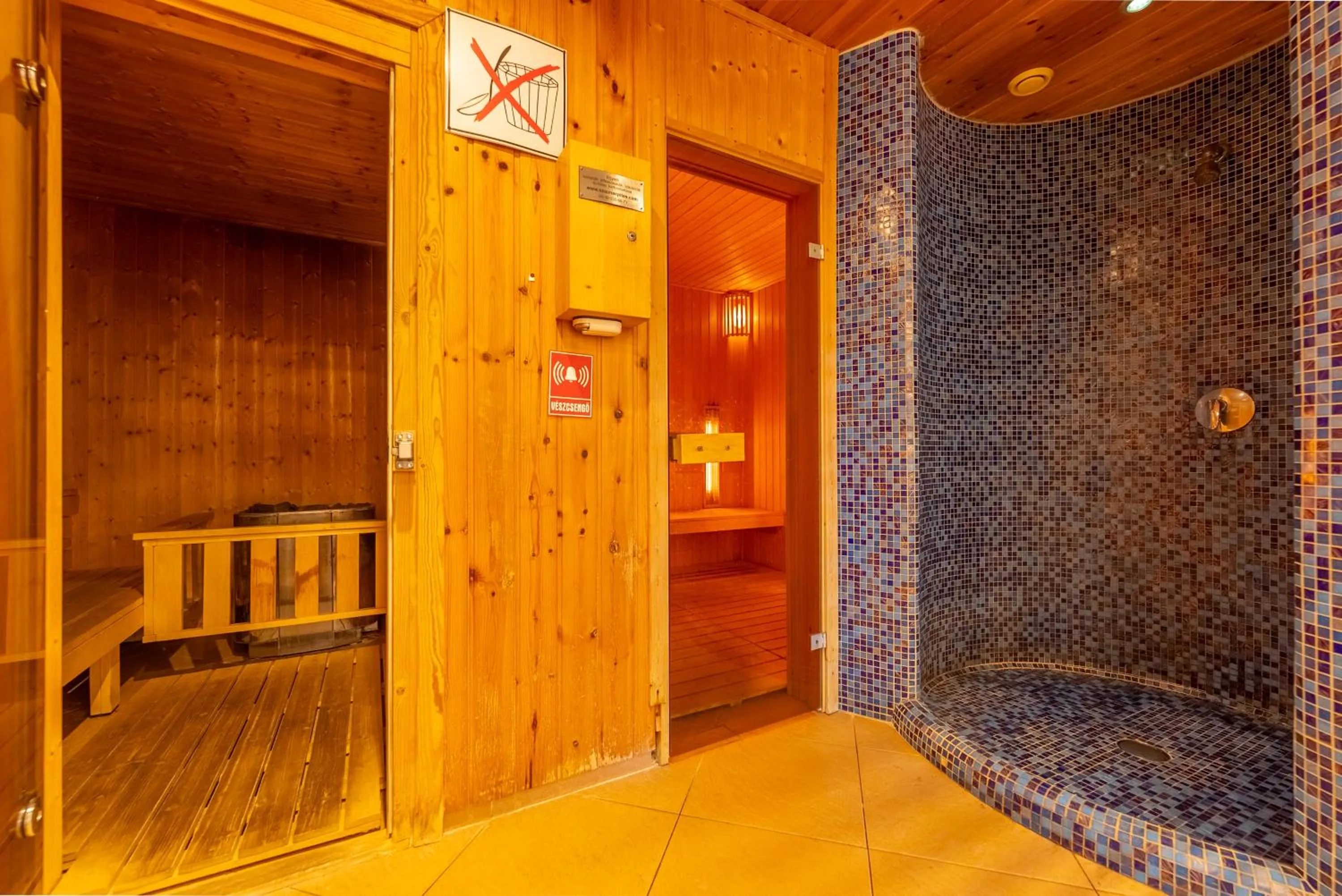 Sauna in Petneházy Aparthotel