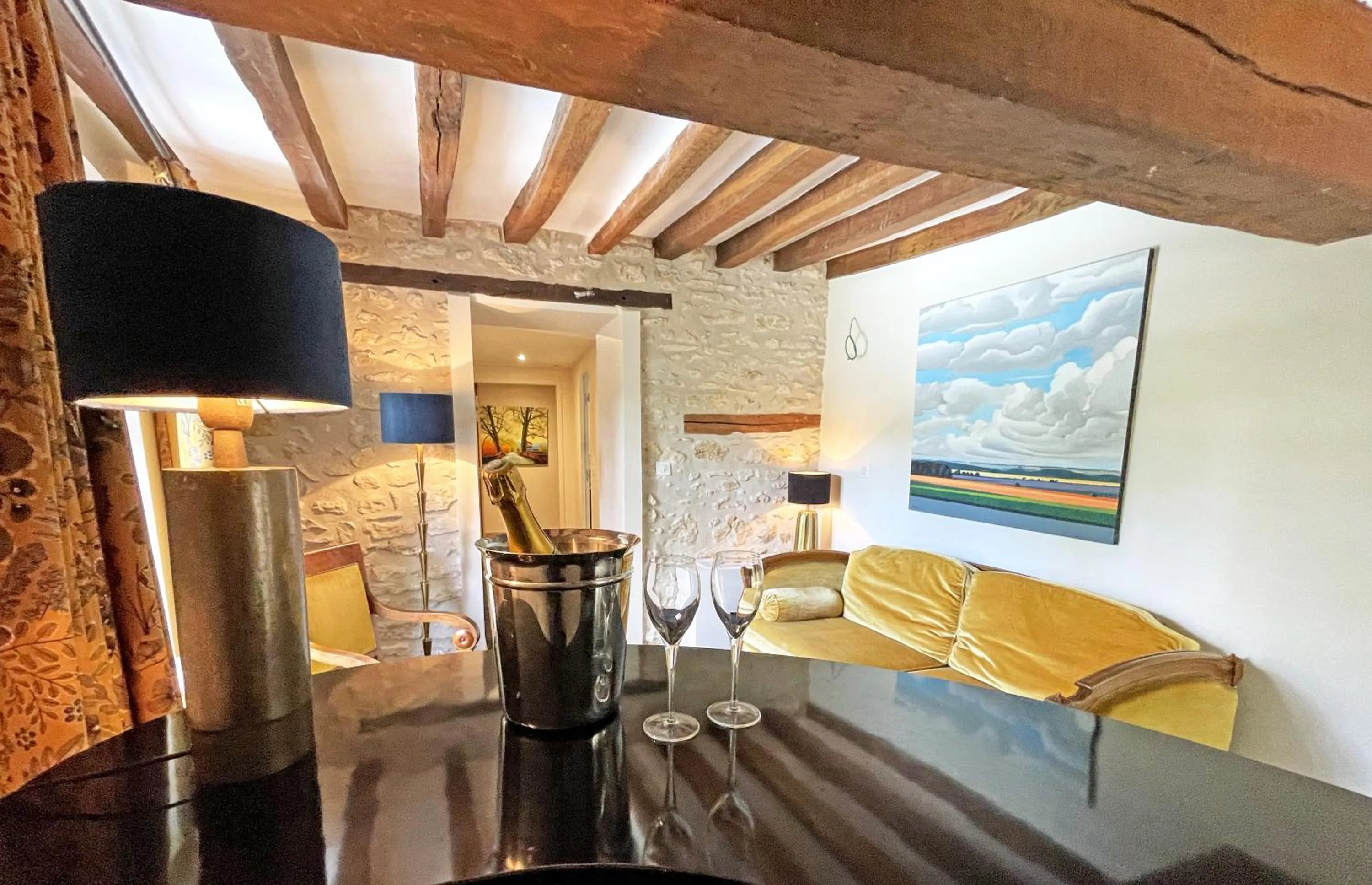 Living room in Moulin de Fourges