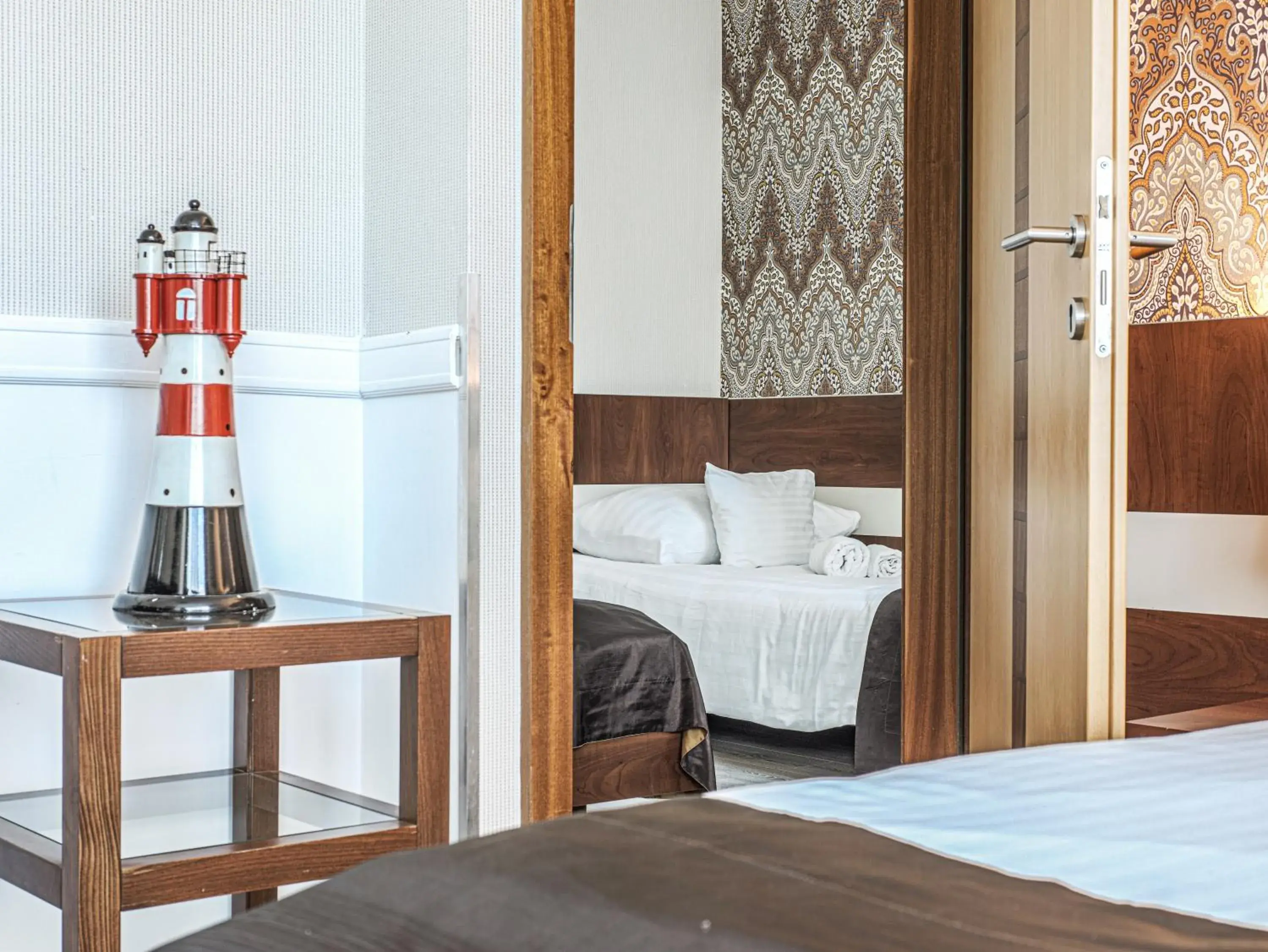 Family Room with Terrace River View in Holiday Beach Budapest Wellness Hotel with Sauna Park Family Room with Terrace River View in Holiday Beach Budapest Wellness Hotel with Sauna Park