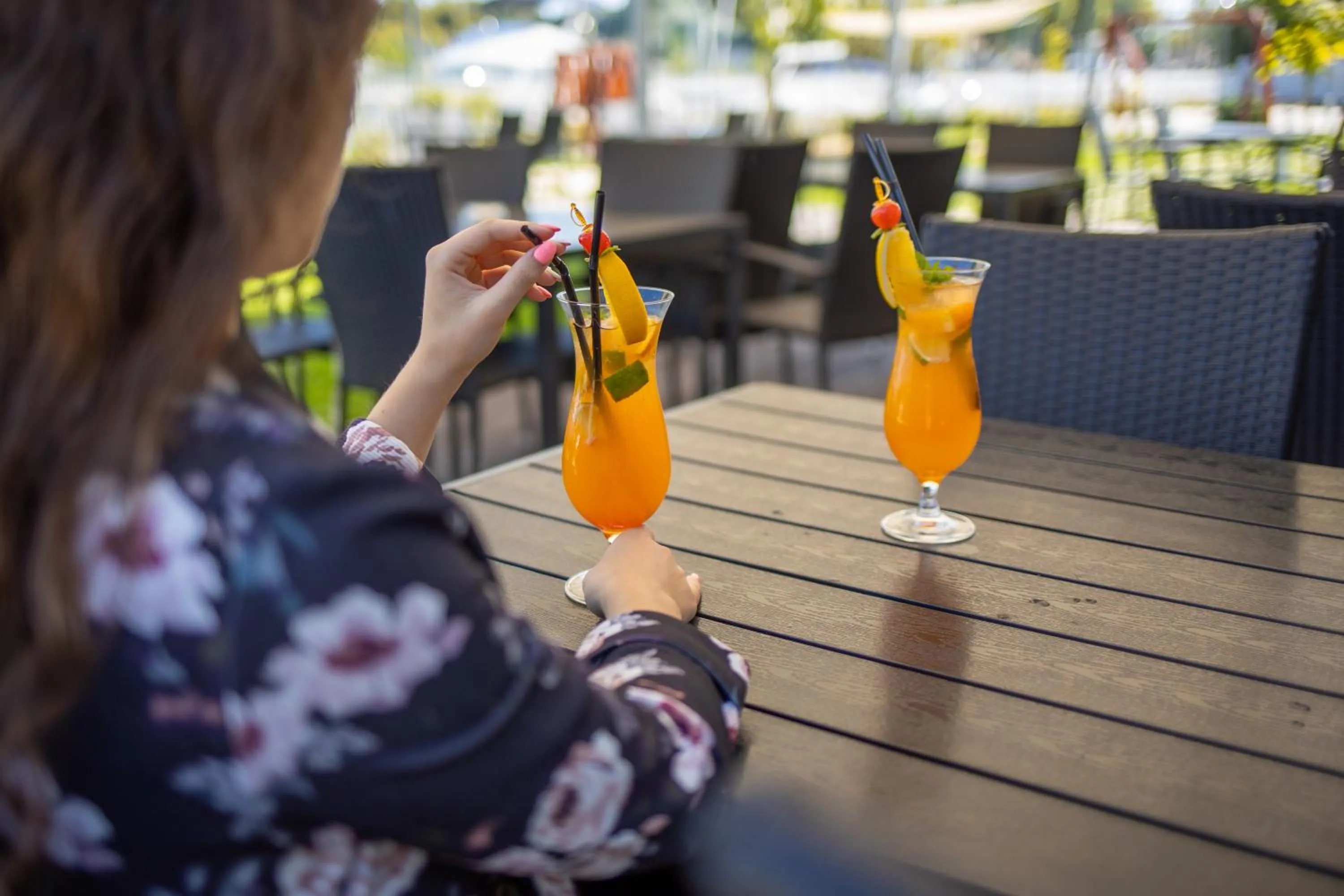 Patio in Hotel Yacht Wellness & Business