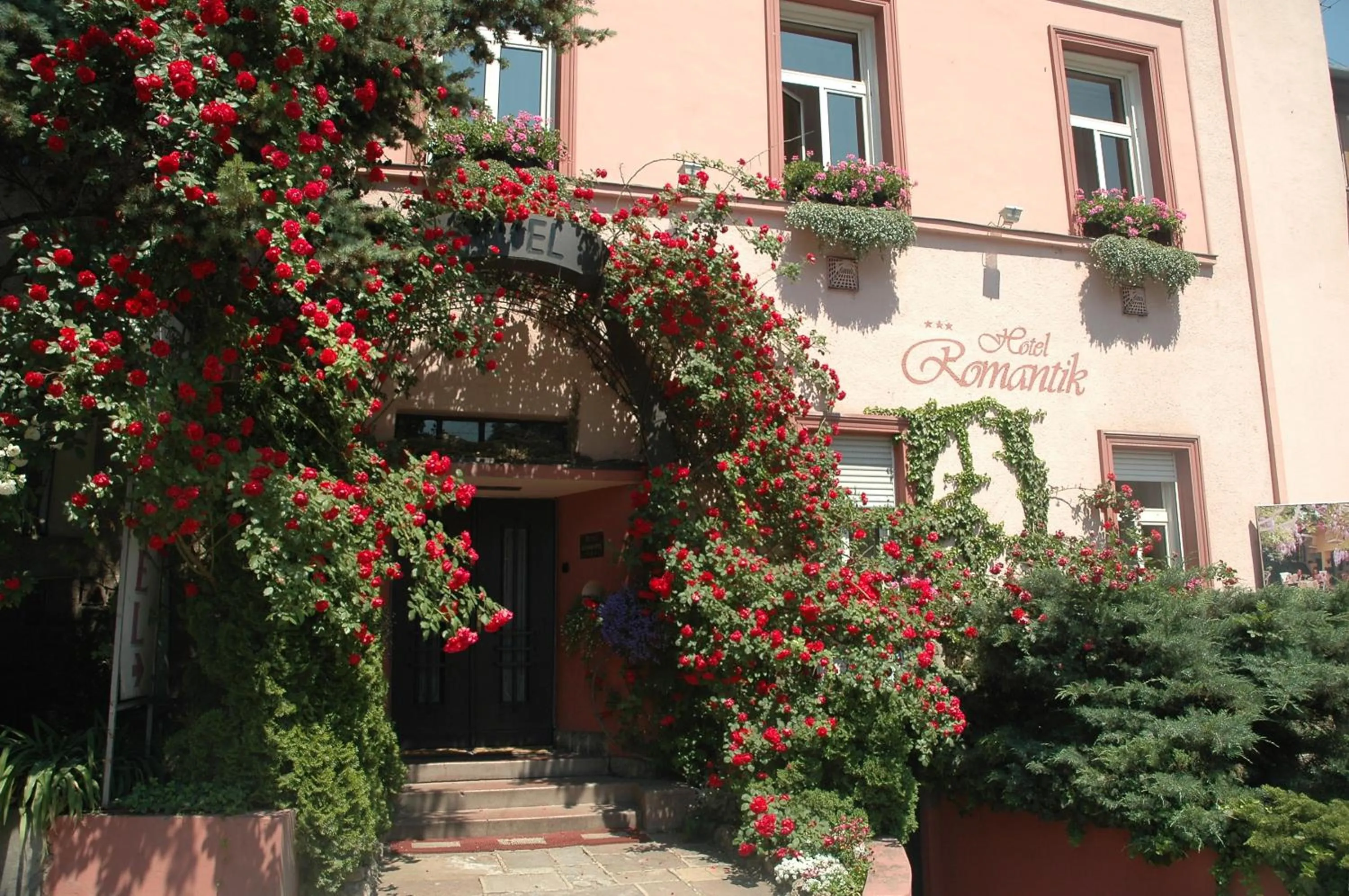 Facade/entrance in Hotel Romantik Eger