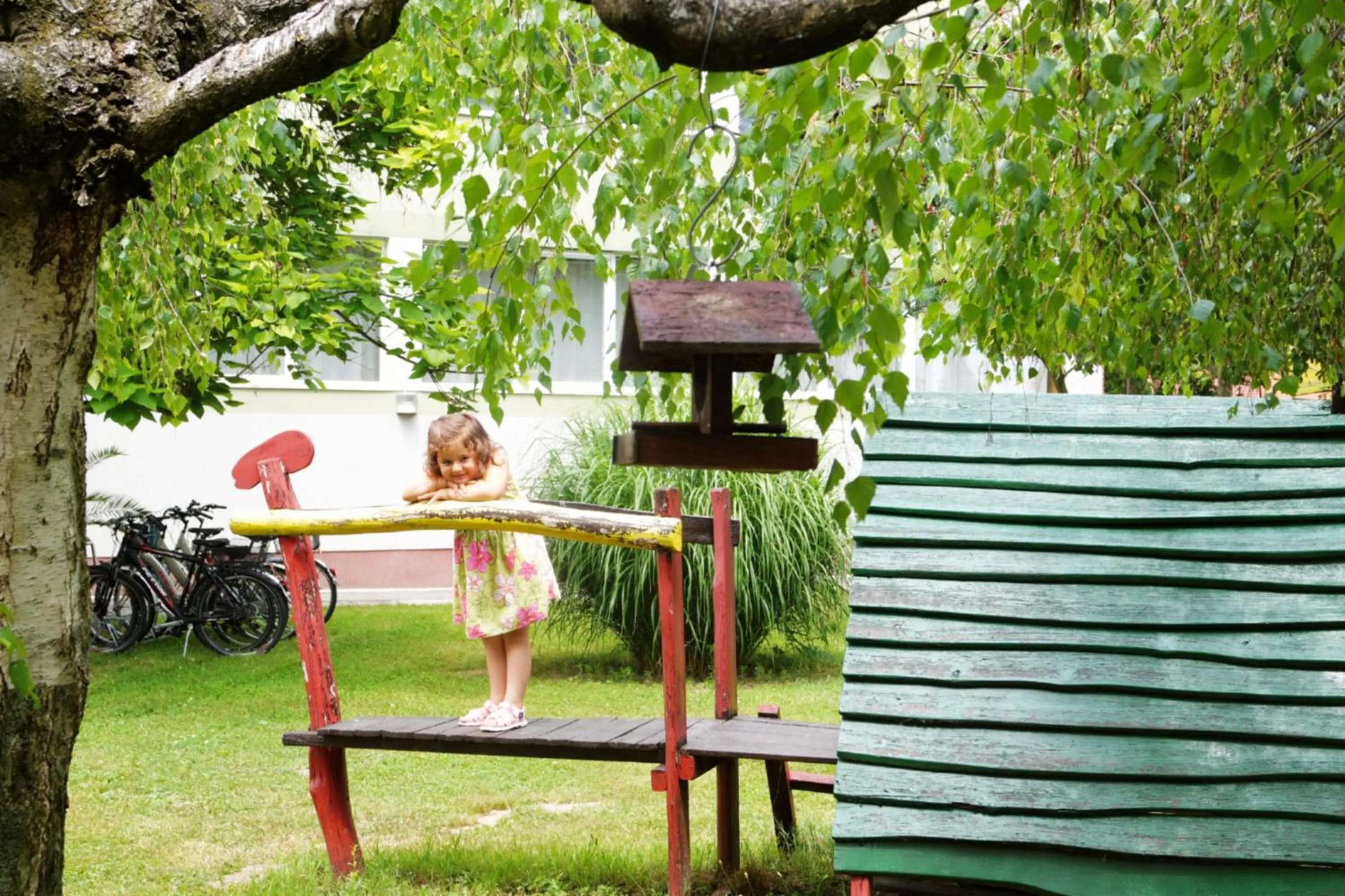 Children play ground in Komfort Hotel Platan