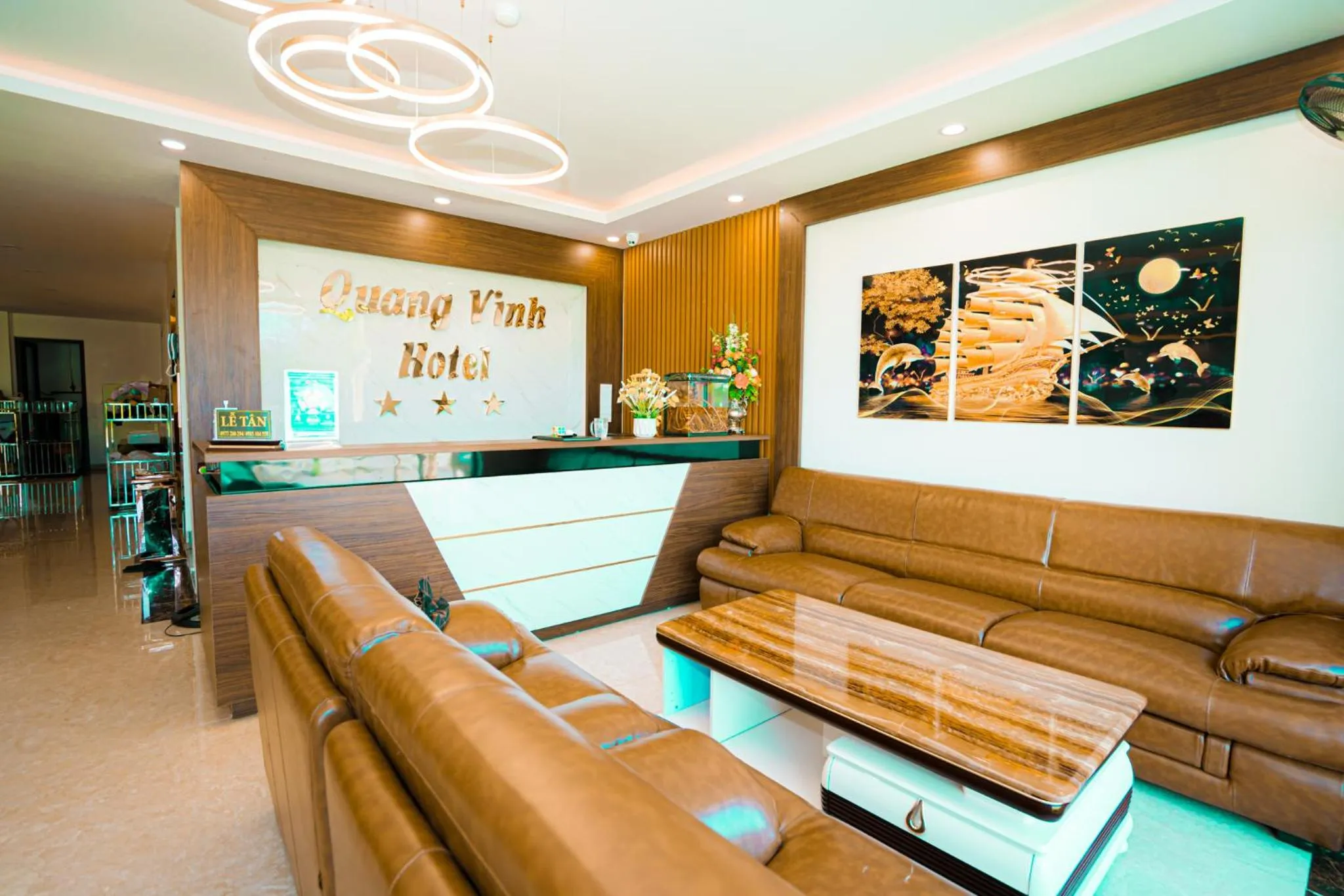 Lobby or reception in QUANG VINH HOTEL