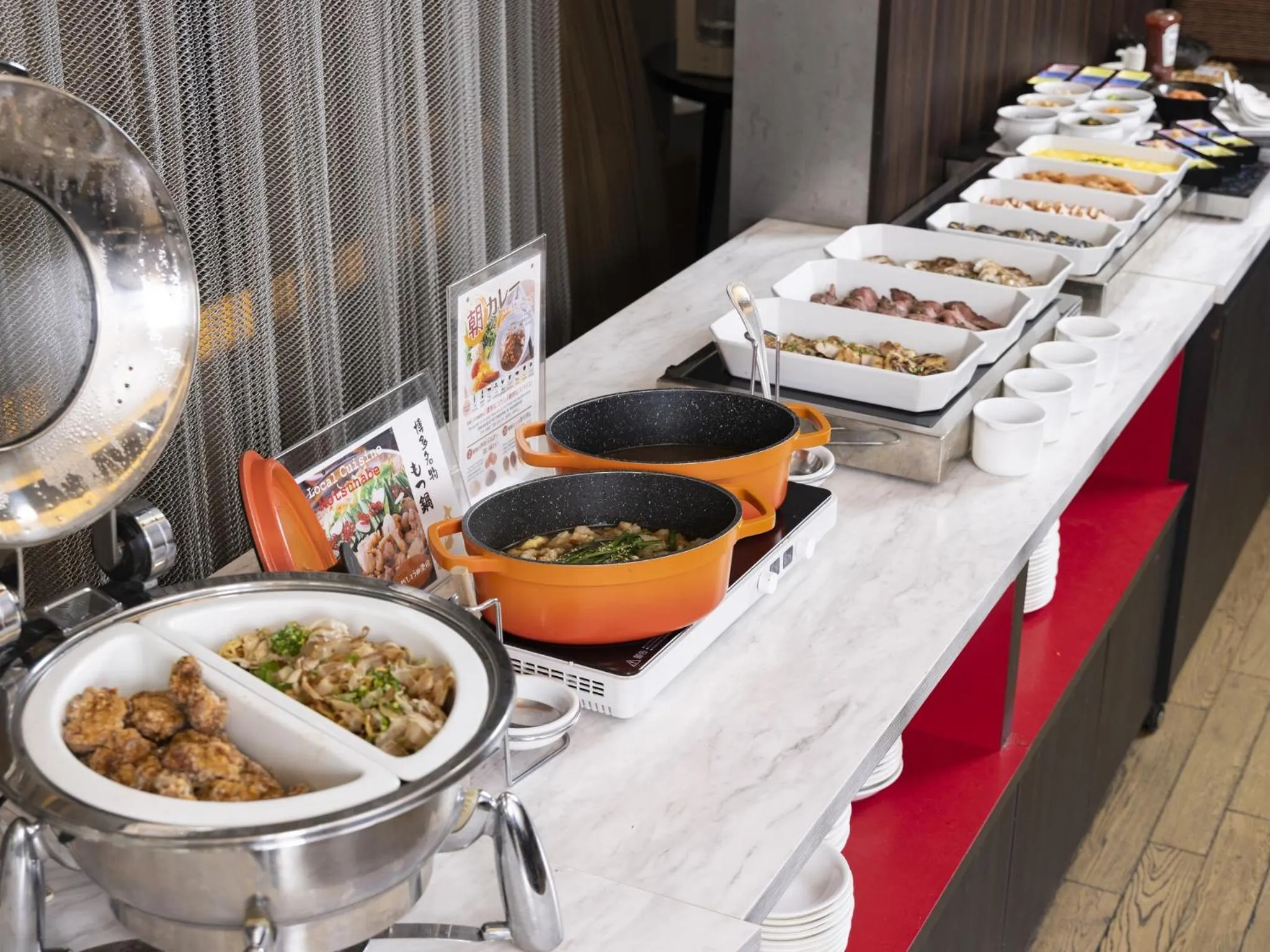 Buffet breakfast in Tenza Hotel at Hakata Station