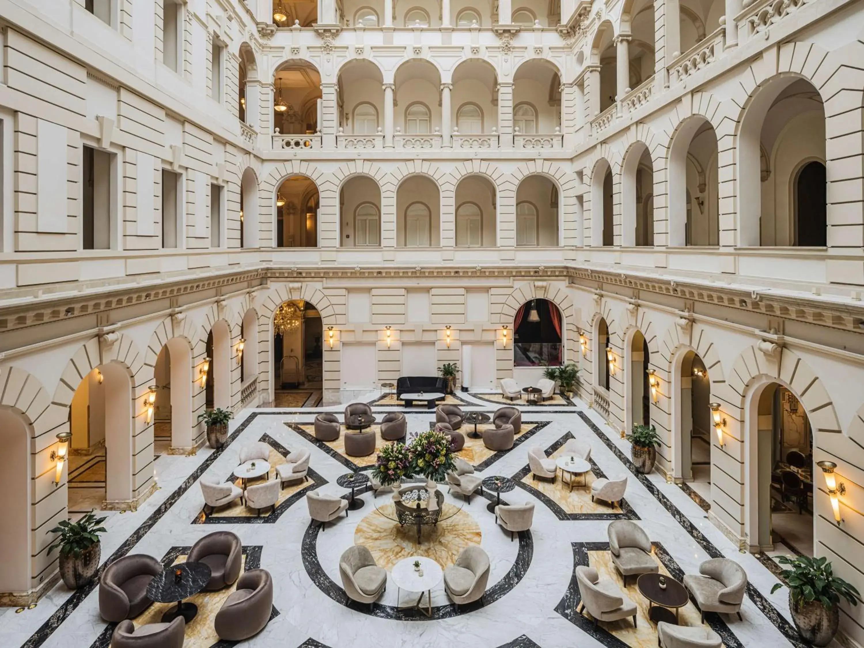 Lobby or reception in Anantara New York Palace Budapest - A Leading Hotel of the World Lobby or reception in Anantara New York Palace Budapest - A Leading Hotel of the World