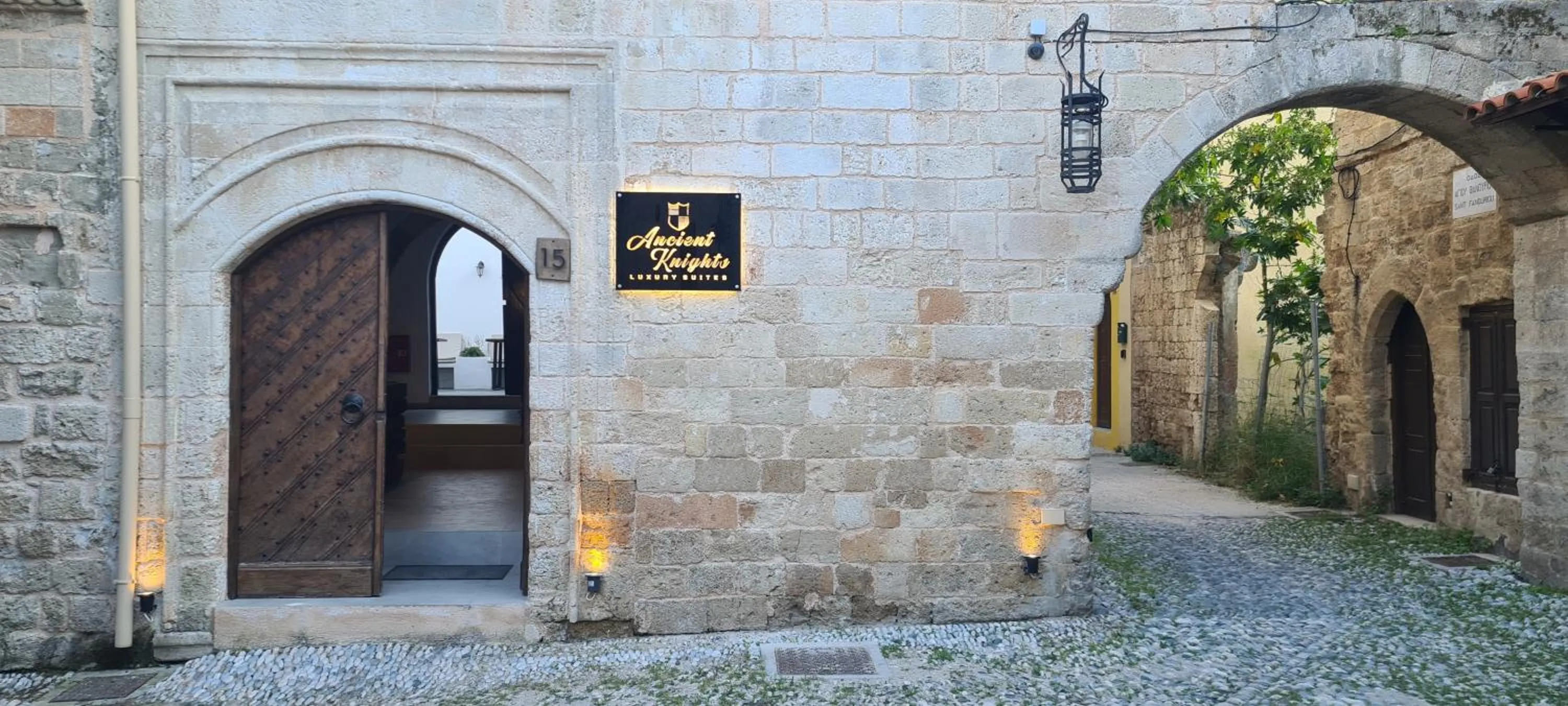 Facade/entrance in Ancient Knights Luxury Suites