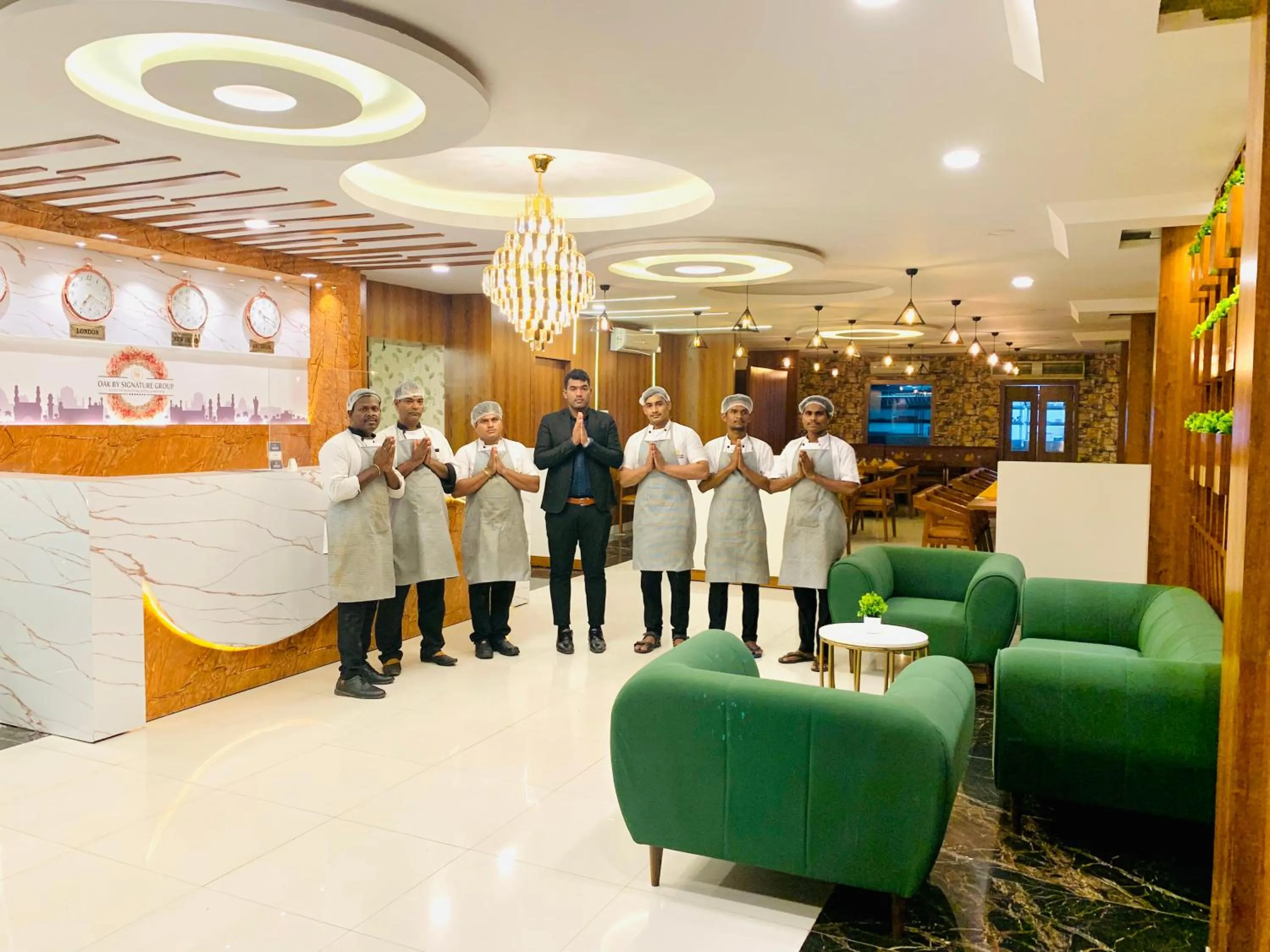 Lobby or reception in Hotel oak by signature airport zone hyderabad