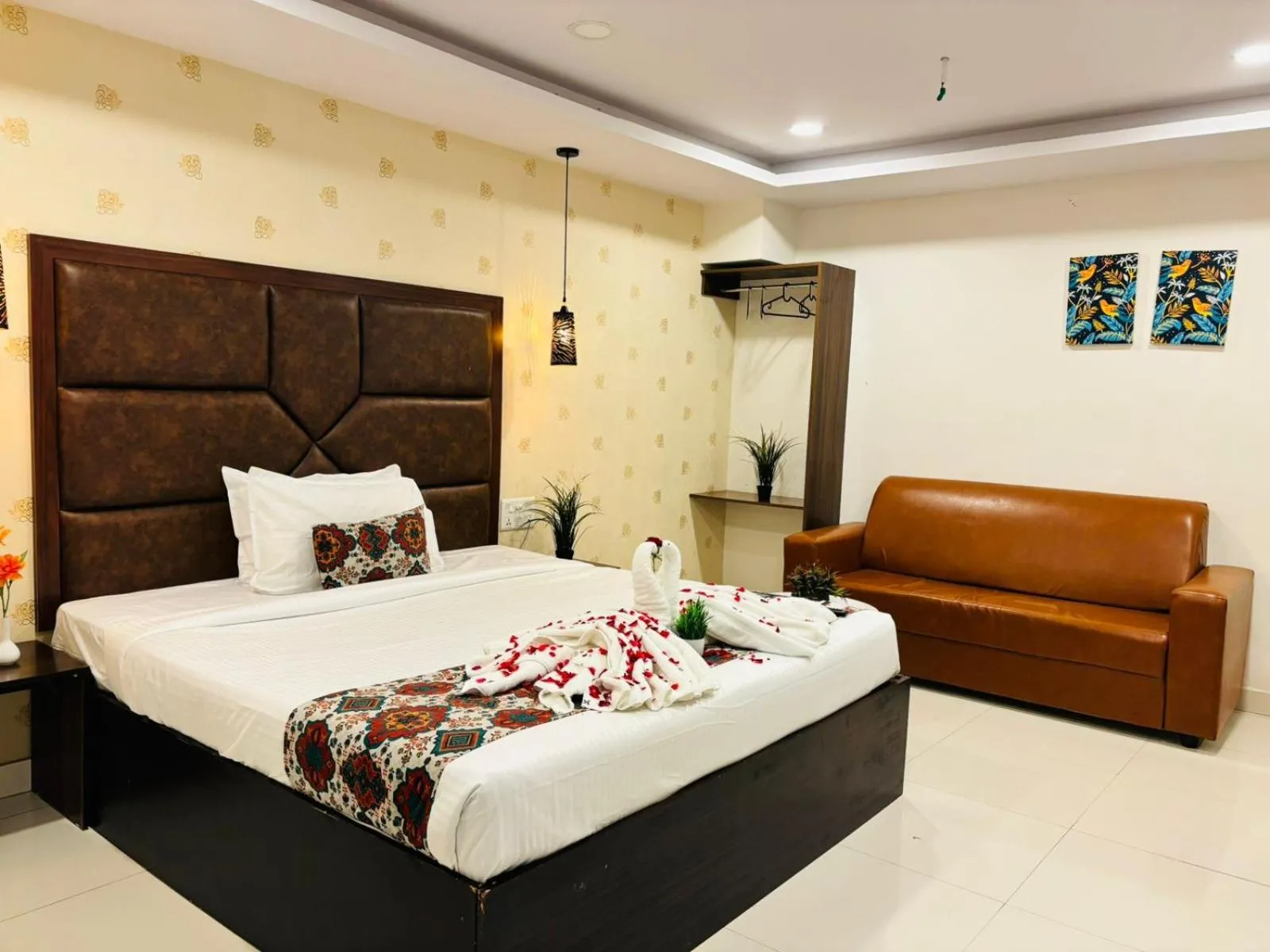 Bed in Hotel oak by signature airport zone hyderabad