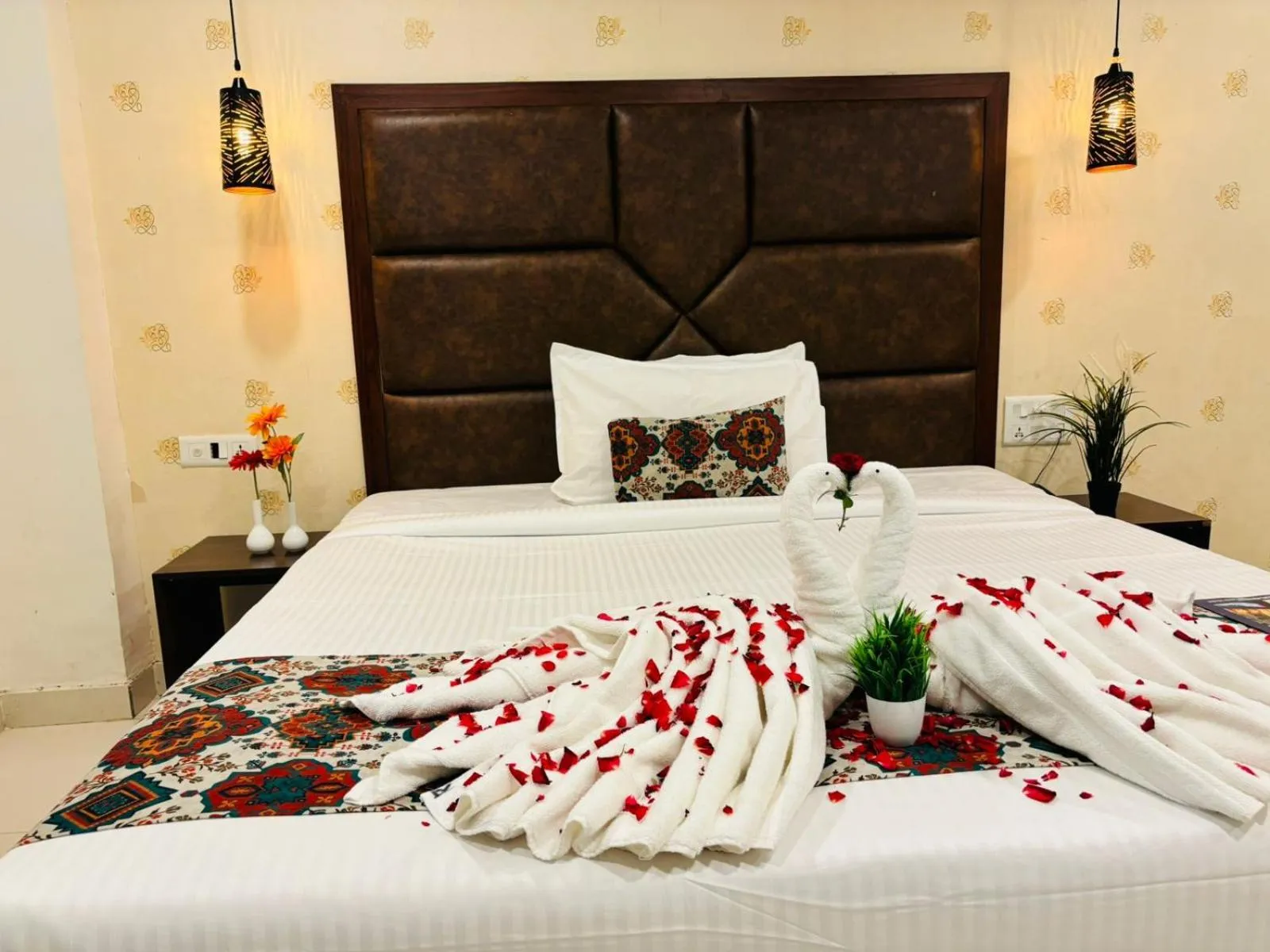 Bed in Hotel oak by signature airport zone hyderabad