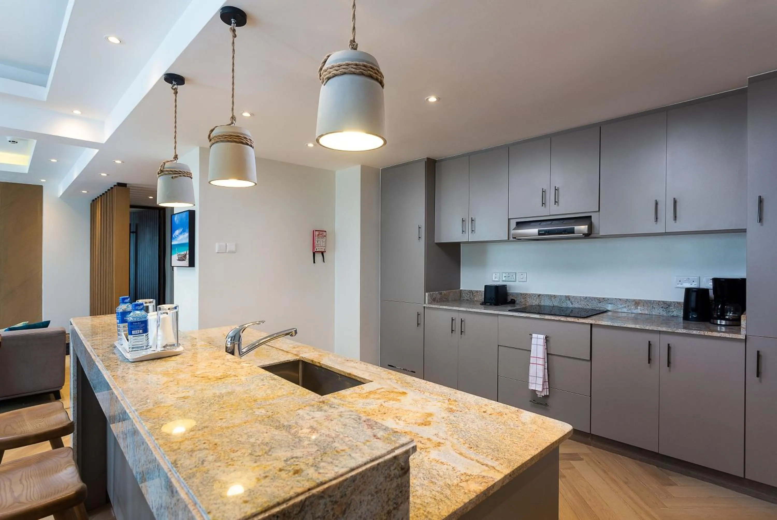 Kitchen or kitchenette in Ulwazi Place Hotel by Trianum