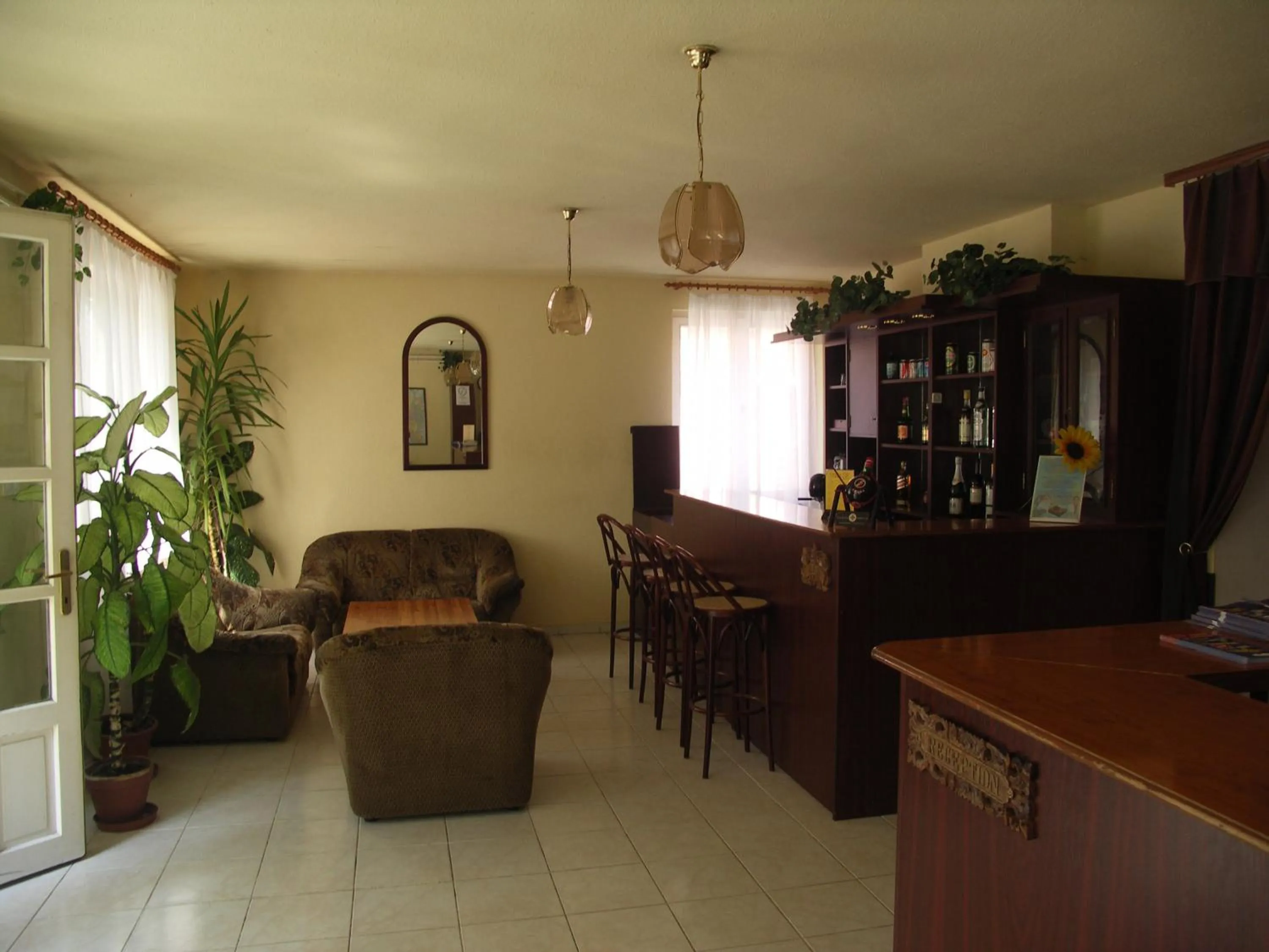 Lobby or reception in Carmen Pension