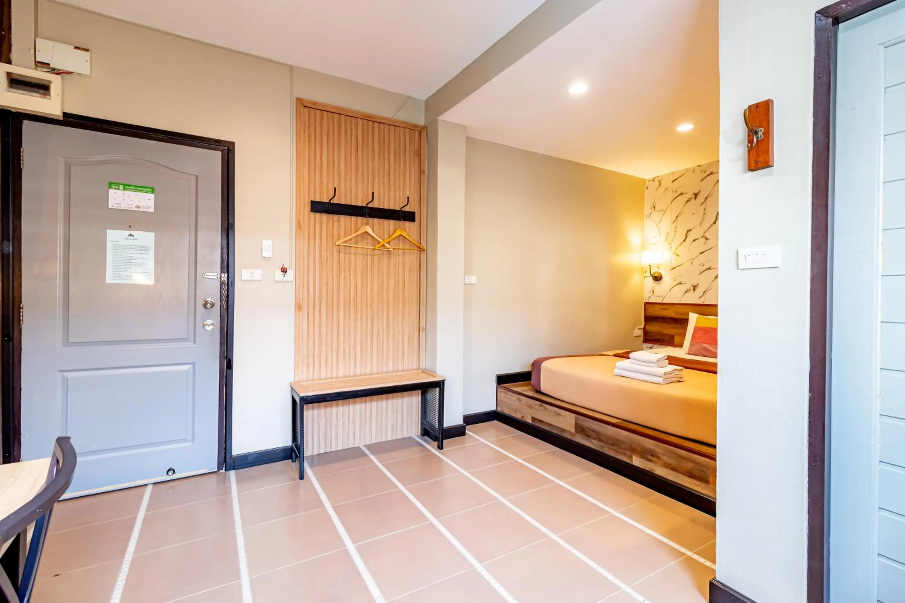 Bed in The Palm Hotel