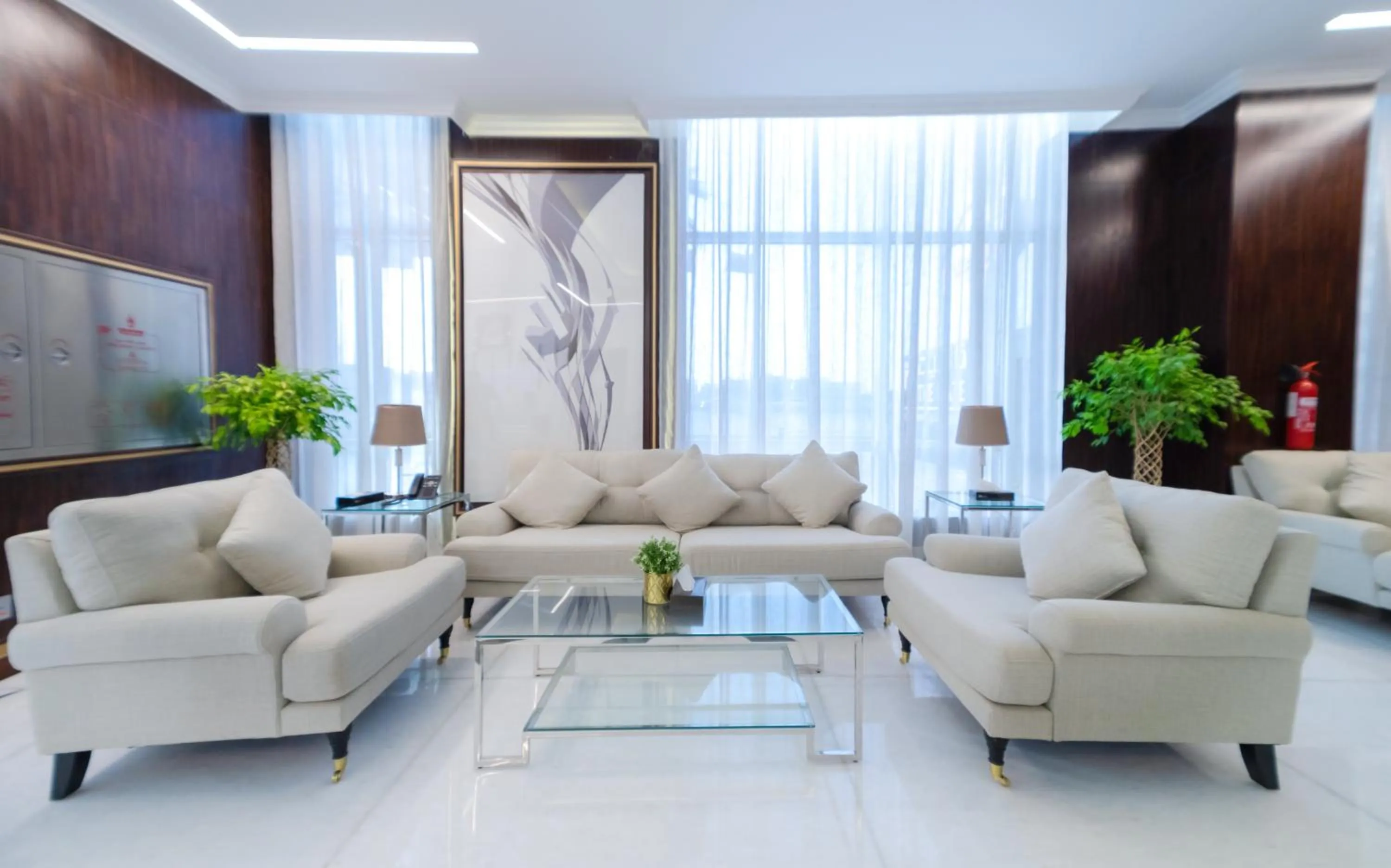 Seating area in The Gate Hotel and Apartments