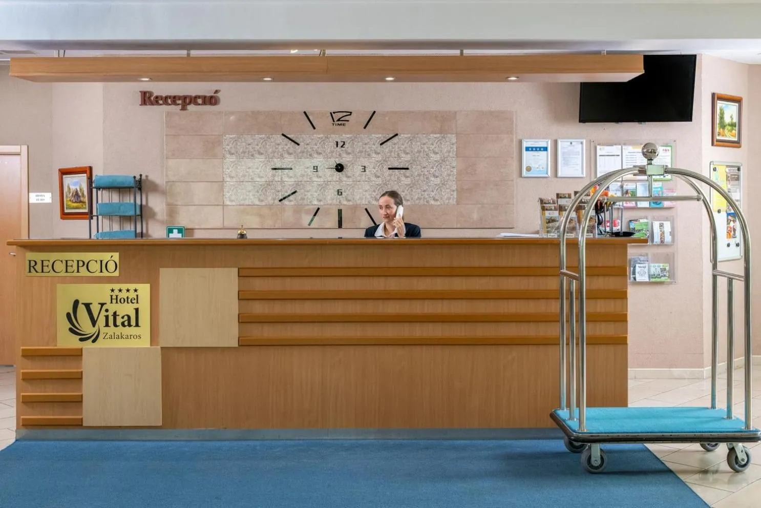 Lobby or reception in Hotel Vital