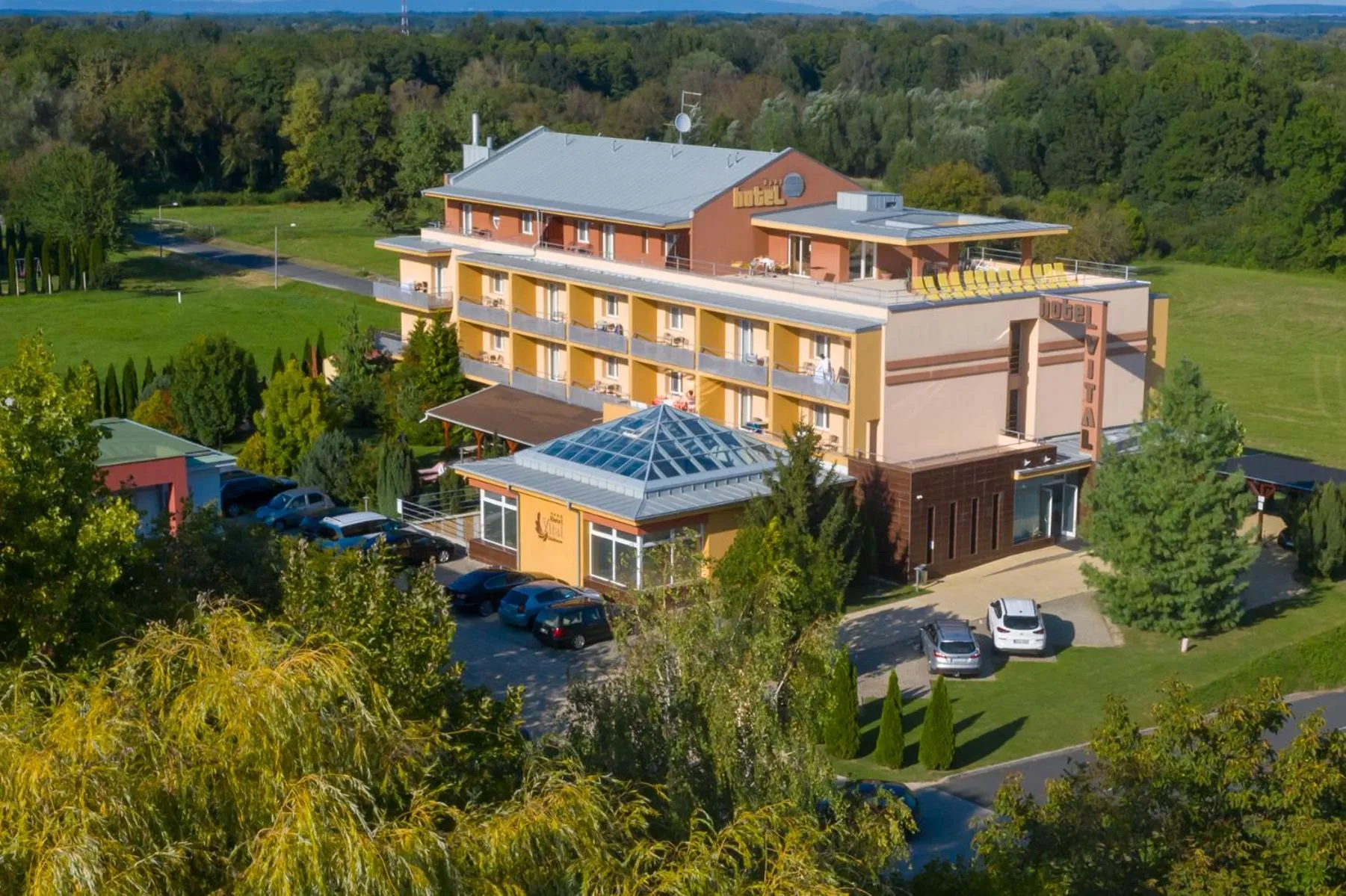 Bird's eye view in Hotel Vital