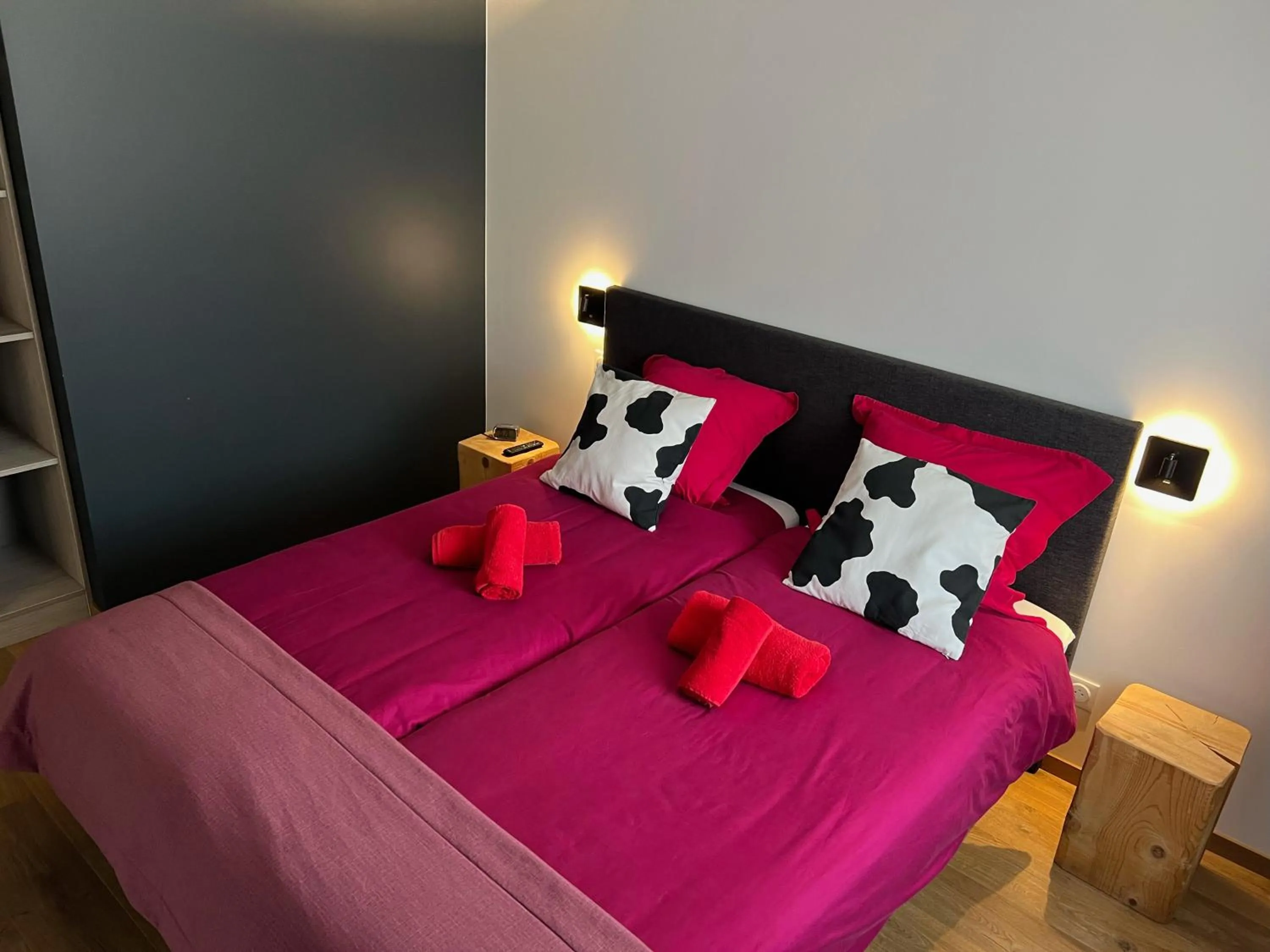 Bed in Hôtel & Spa du Tremplin