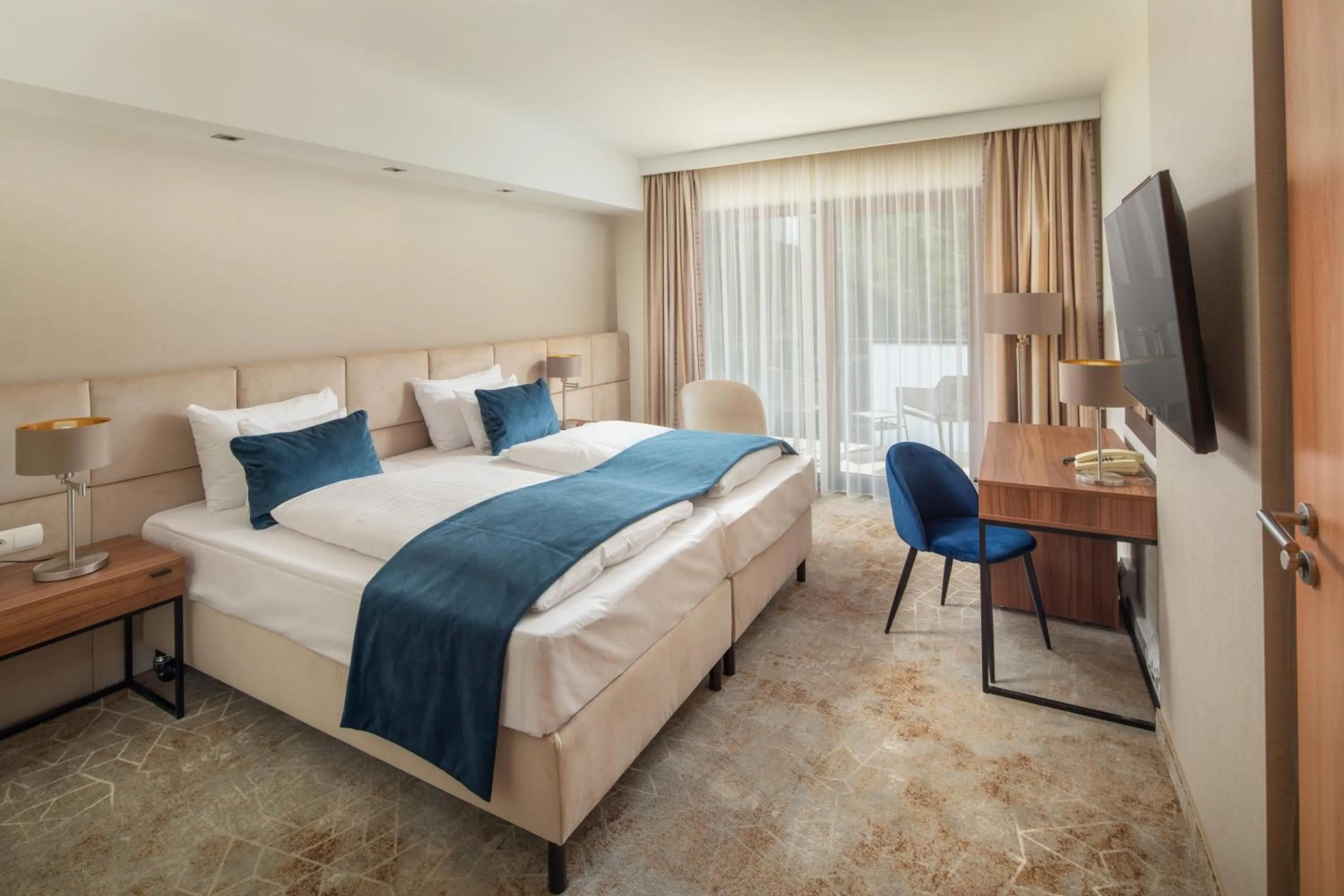 Bedroom, Bed in Fagus Hotel Conference & Spa