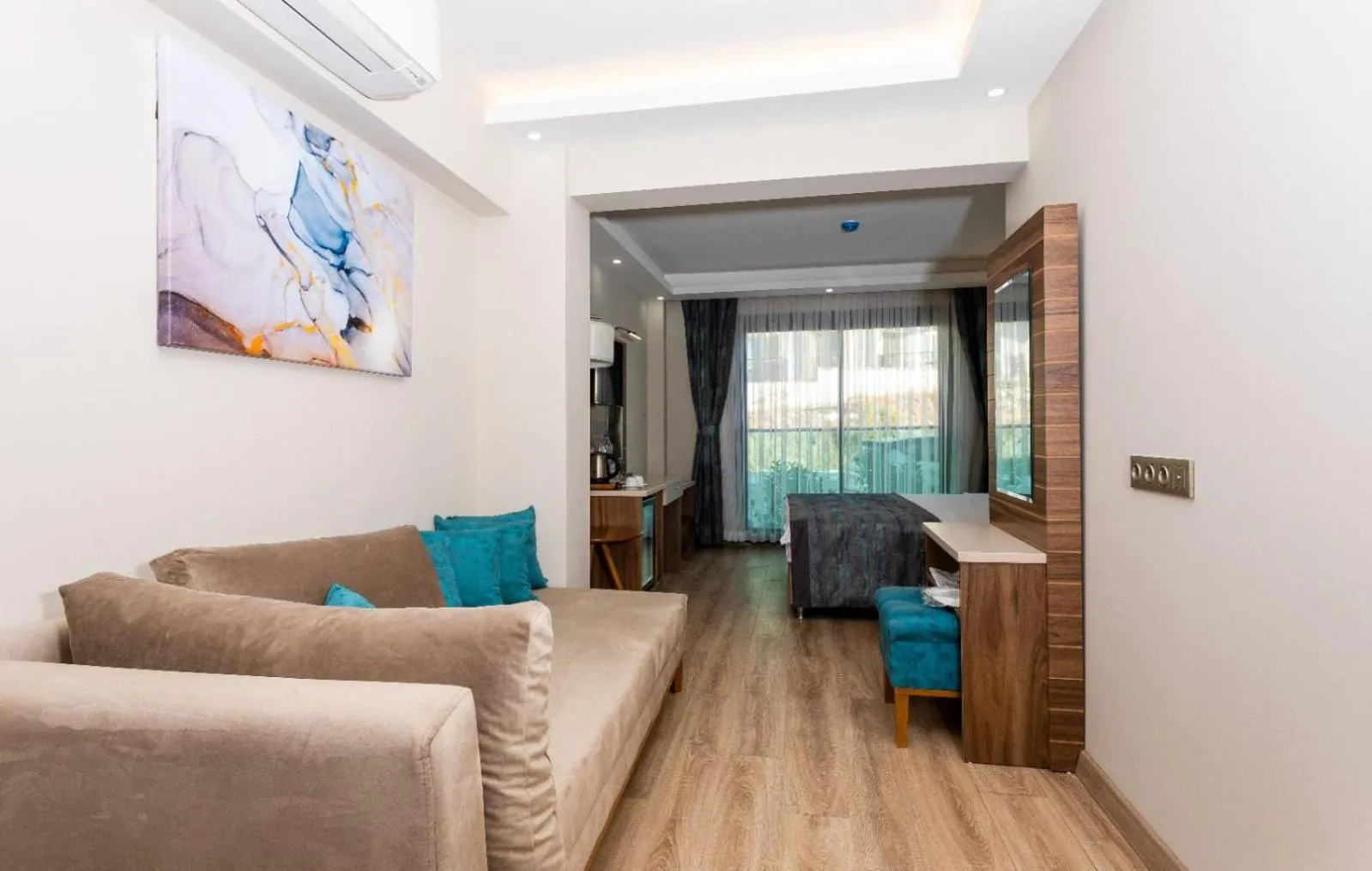 Living room in Güllük Yalı Boutique Otel