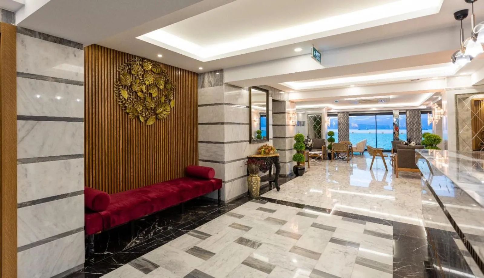 Lobby or reception in Güllük Yalı Boutique Otel