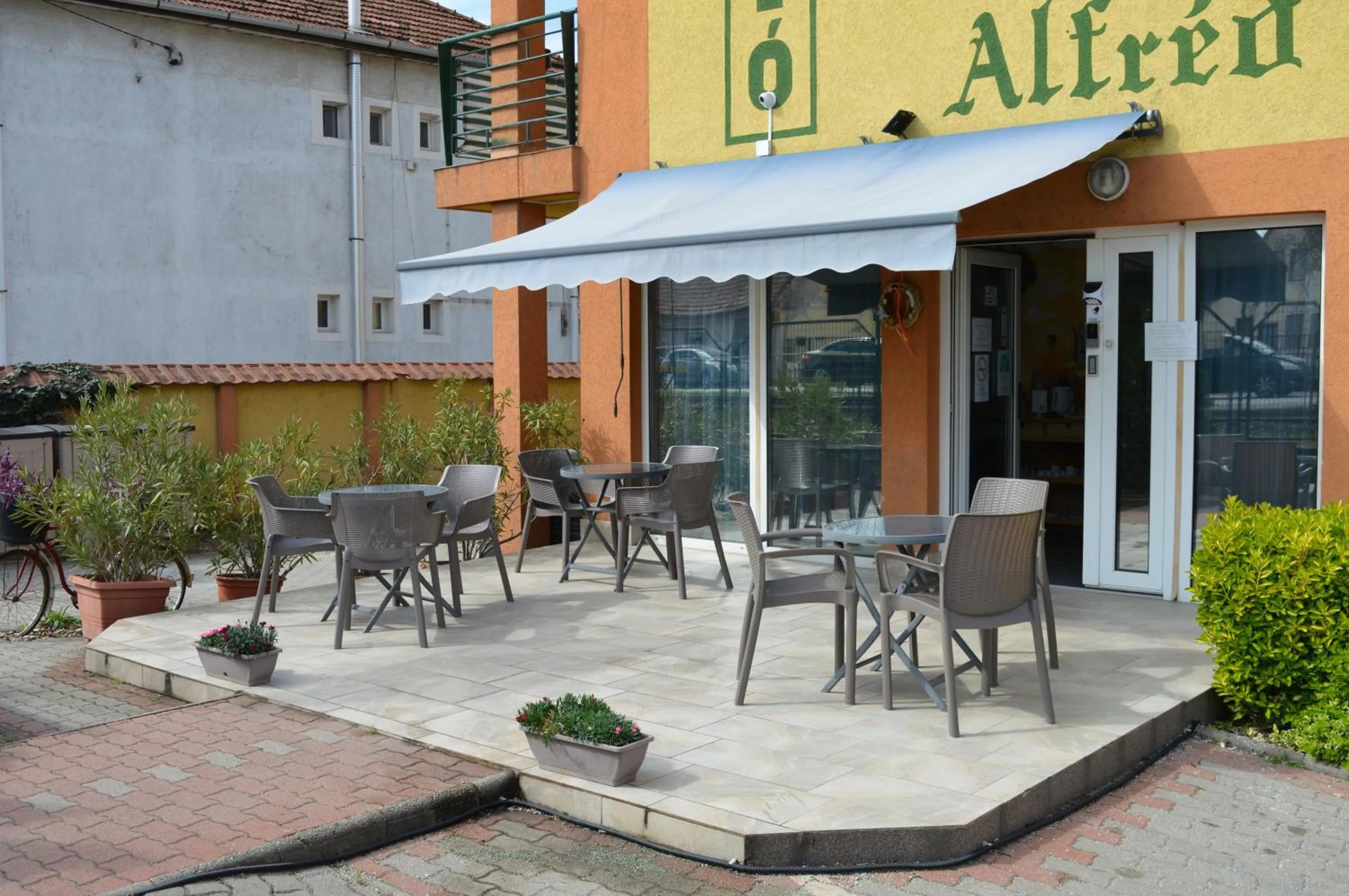 Balcony/Terrace in Alfréd Panzió