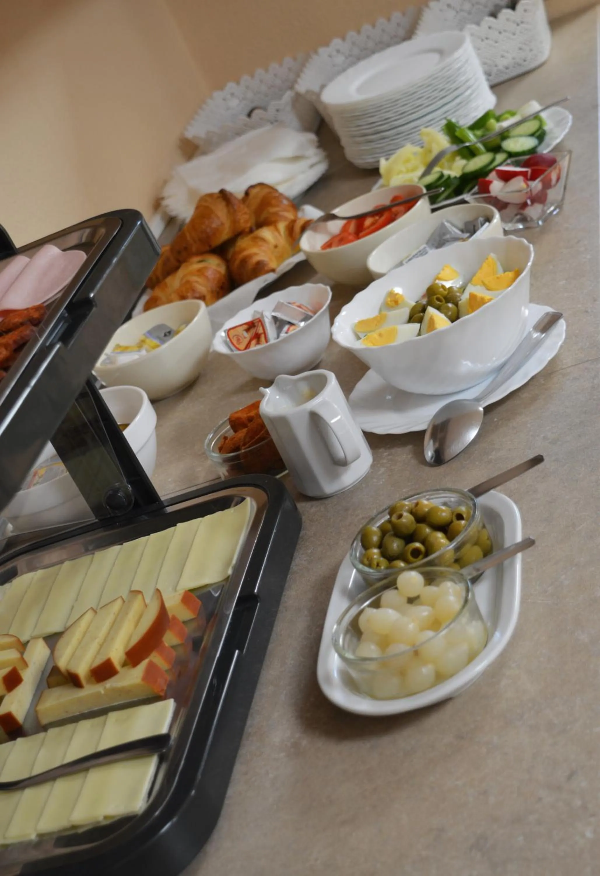 Buffet breakfast in Alfréd Panzió