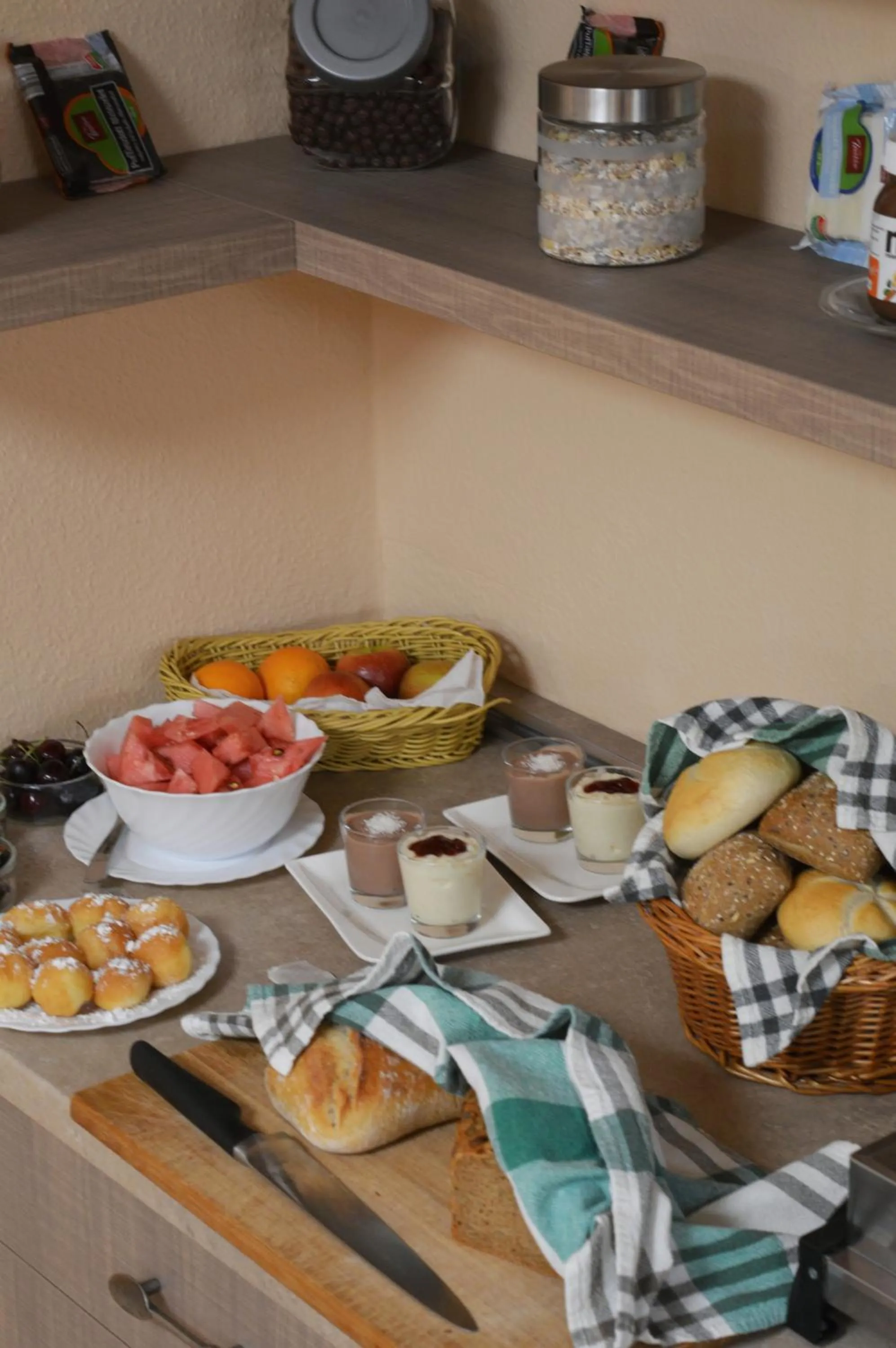 Buffet breakfast in Alfréd Panzió