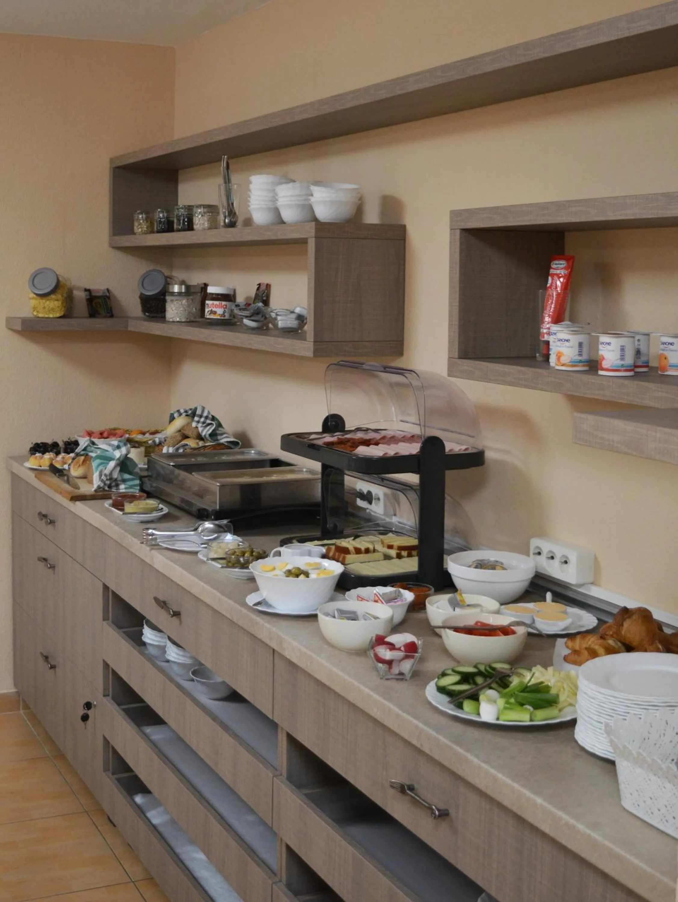 Buffet breakfast in Alfréd Panzió