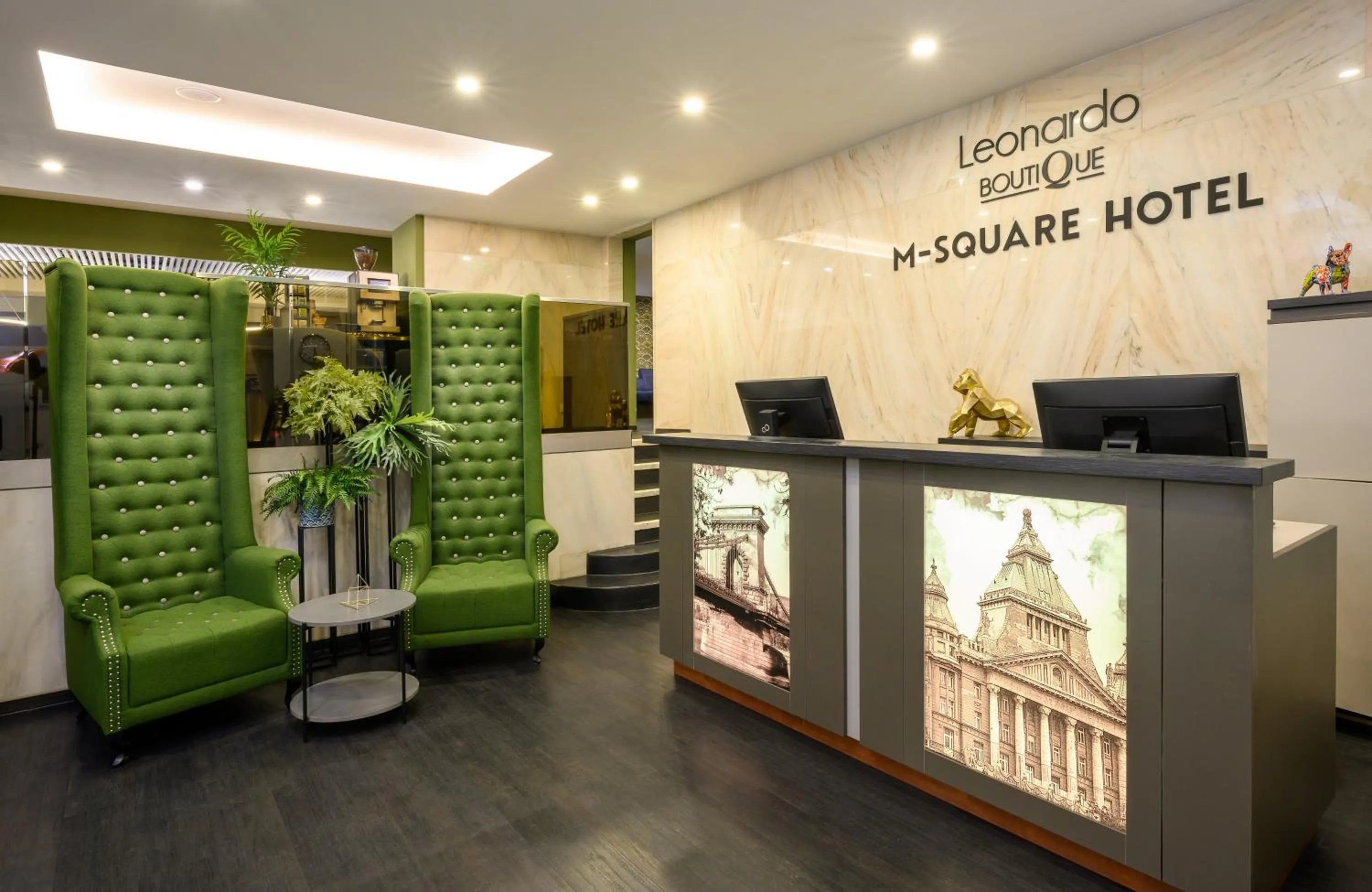 Lobby or reception in Leonardo Boutique Hotel Budapest M-Square