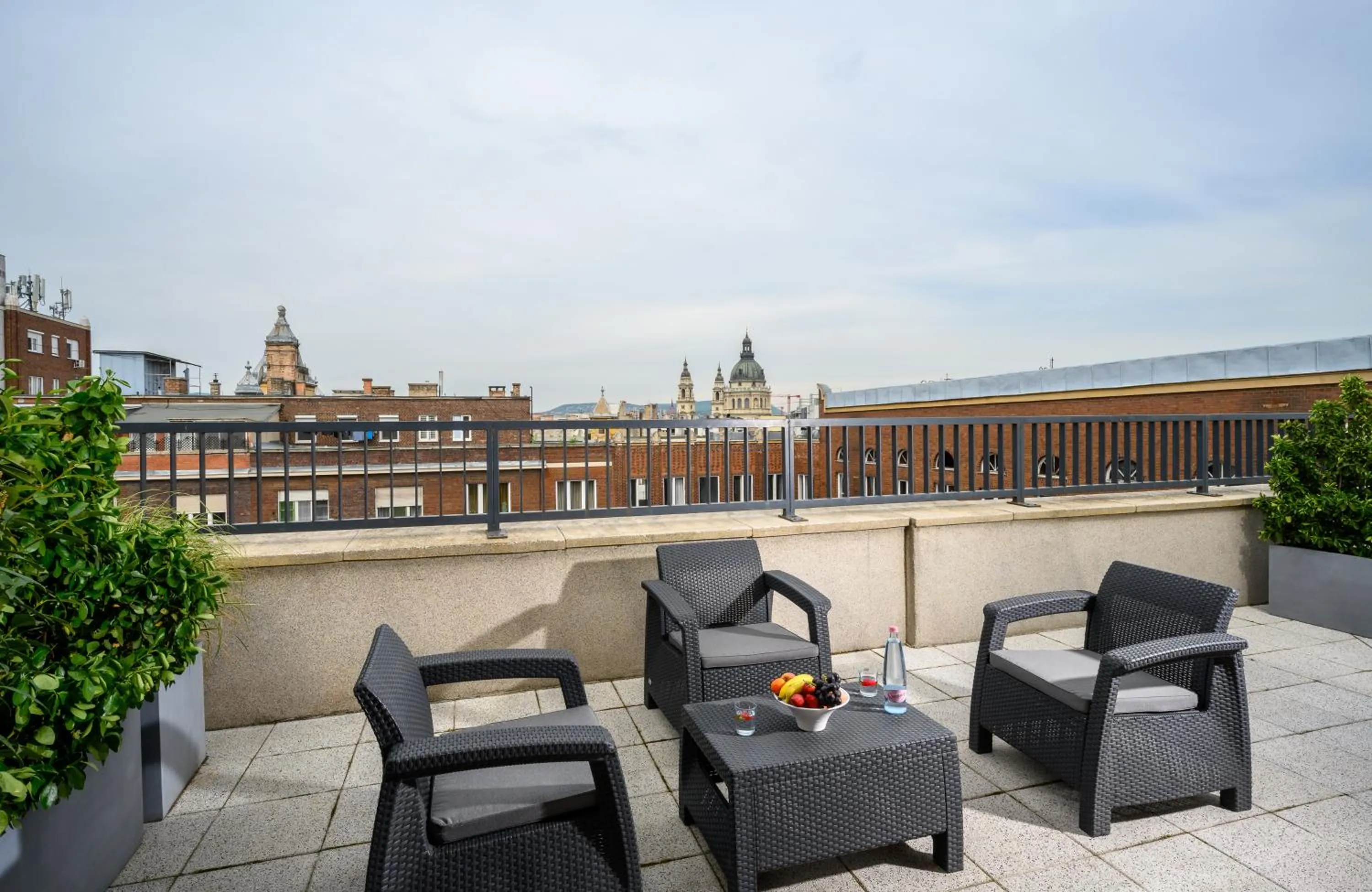 Balcony/Terrace in Leonardo Boutique Hotel Budapest M-Square