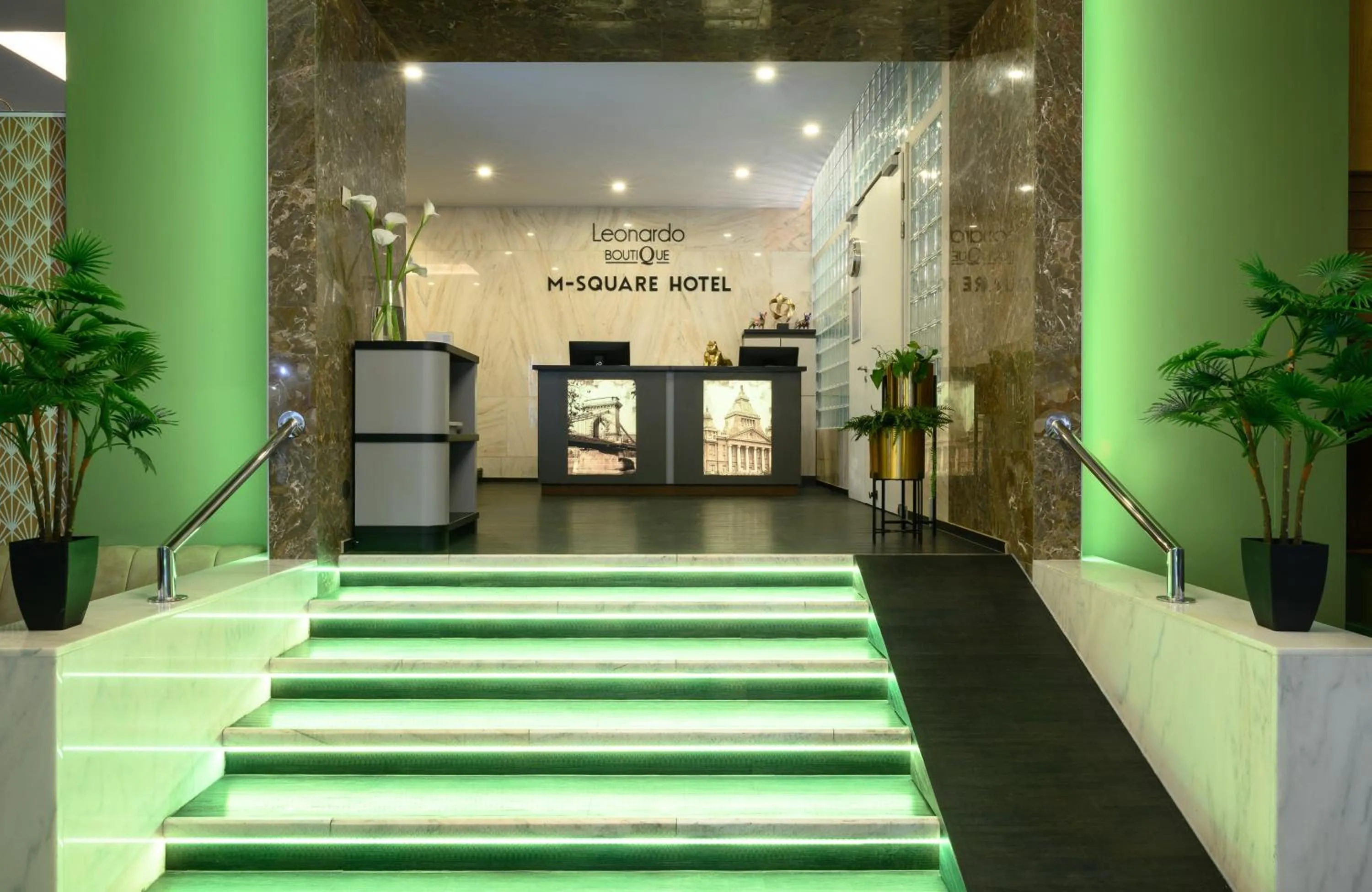 Lobby or reception in Leonardo Boutique Hotel Budapest M-Square