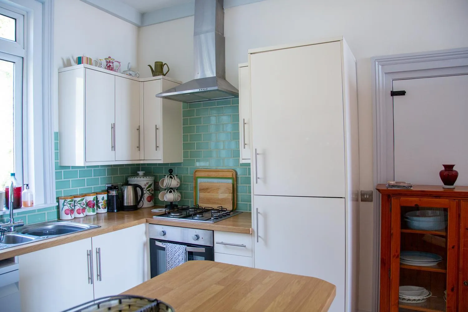 kitchen in Seagulls Nest Beachfront Apartment With 3 Bedrooms