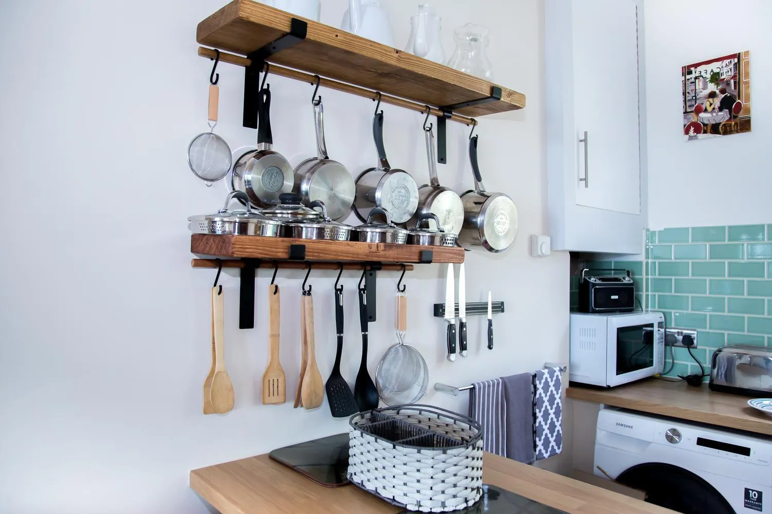 kitchen in Seagulls Nest Beachfront Apartment With 3 Bedrooms