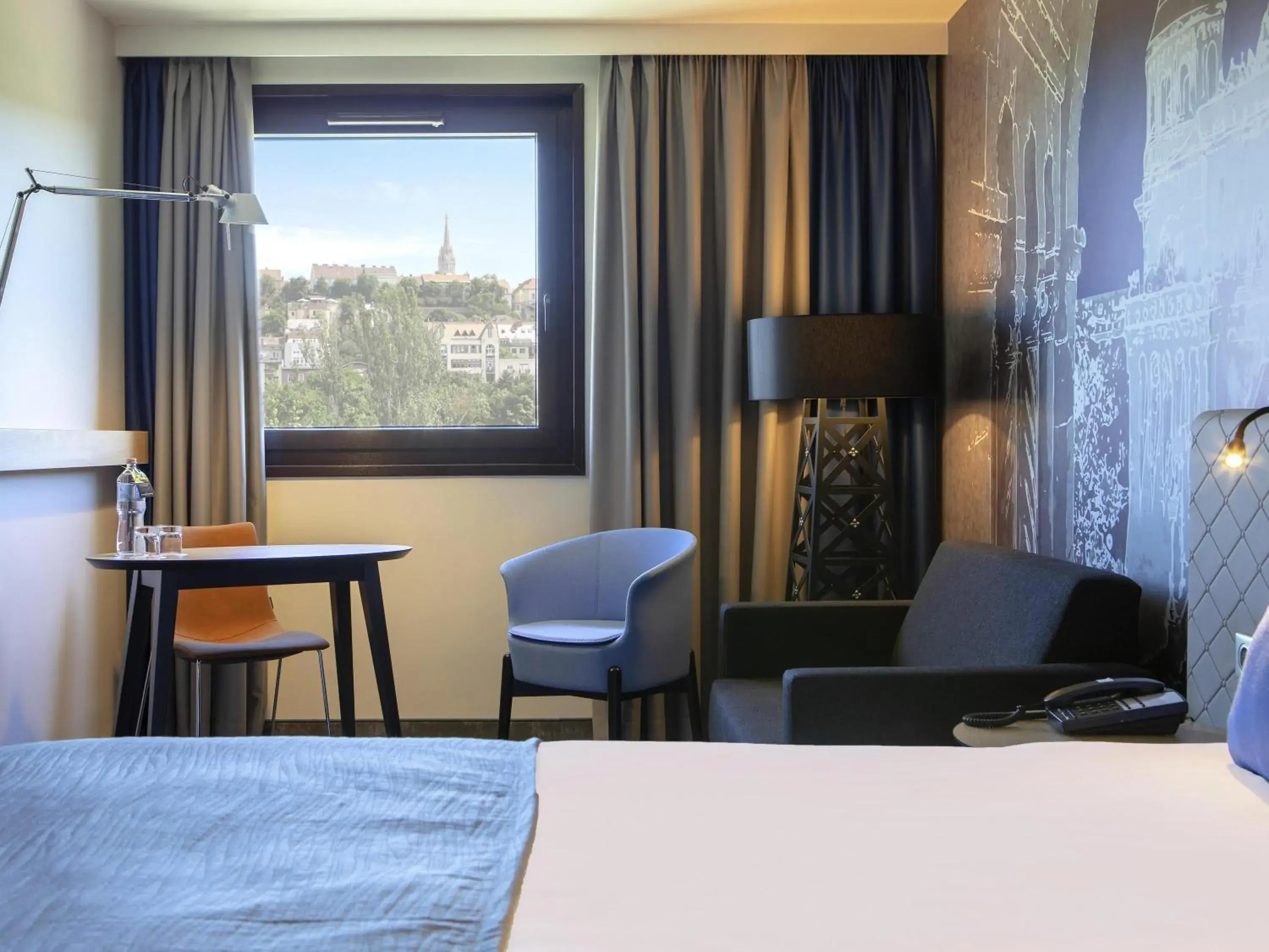 Bedroom, Bed in Mercure Budapest Castle Hill Bedroom, Bed in Mercure Budapest Castle Hill