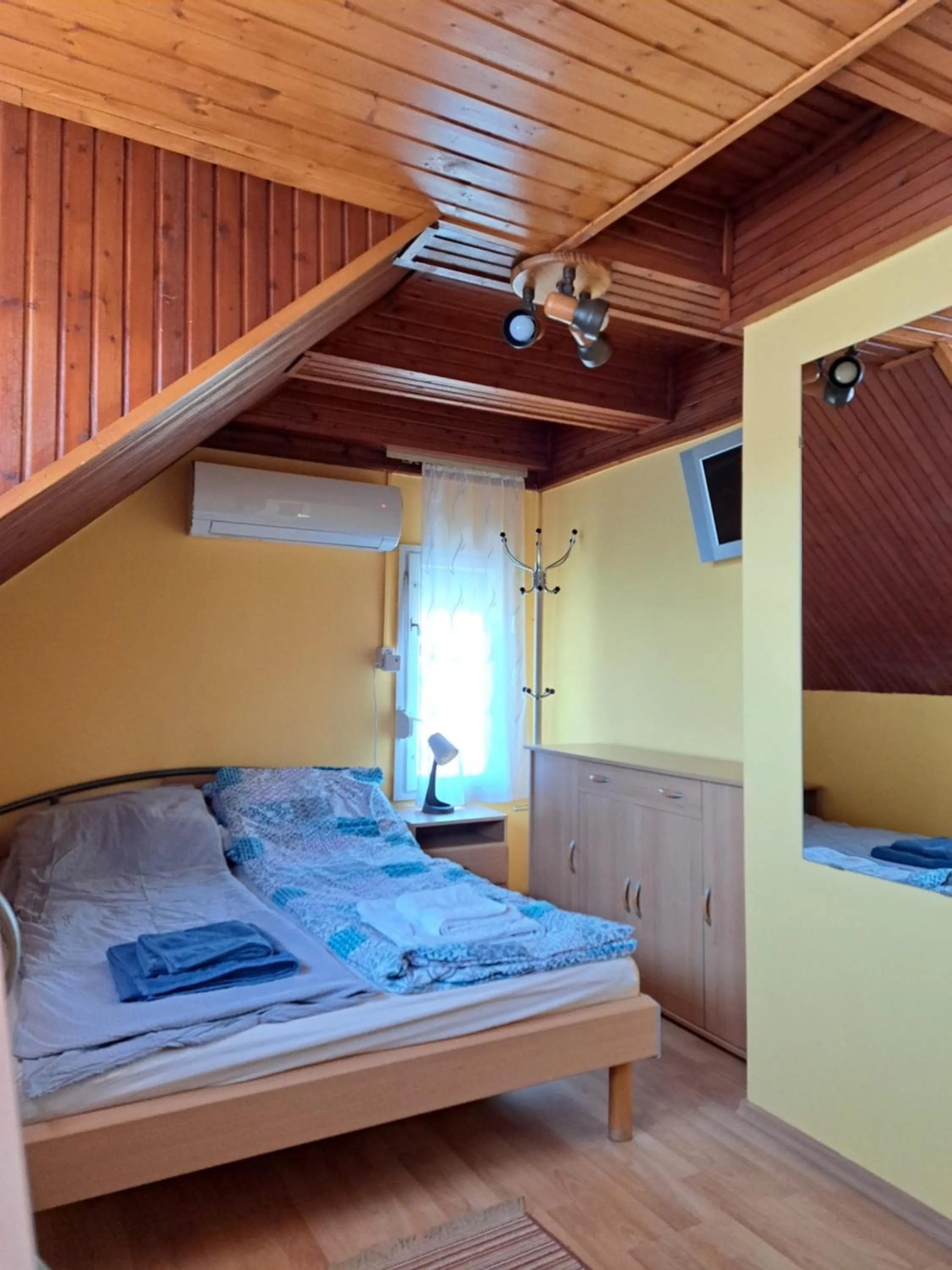 Bedroom, Bed in Pink Tulip Apartment House
